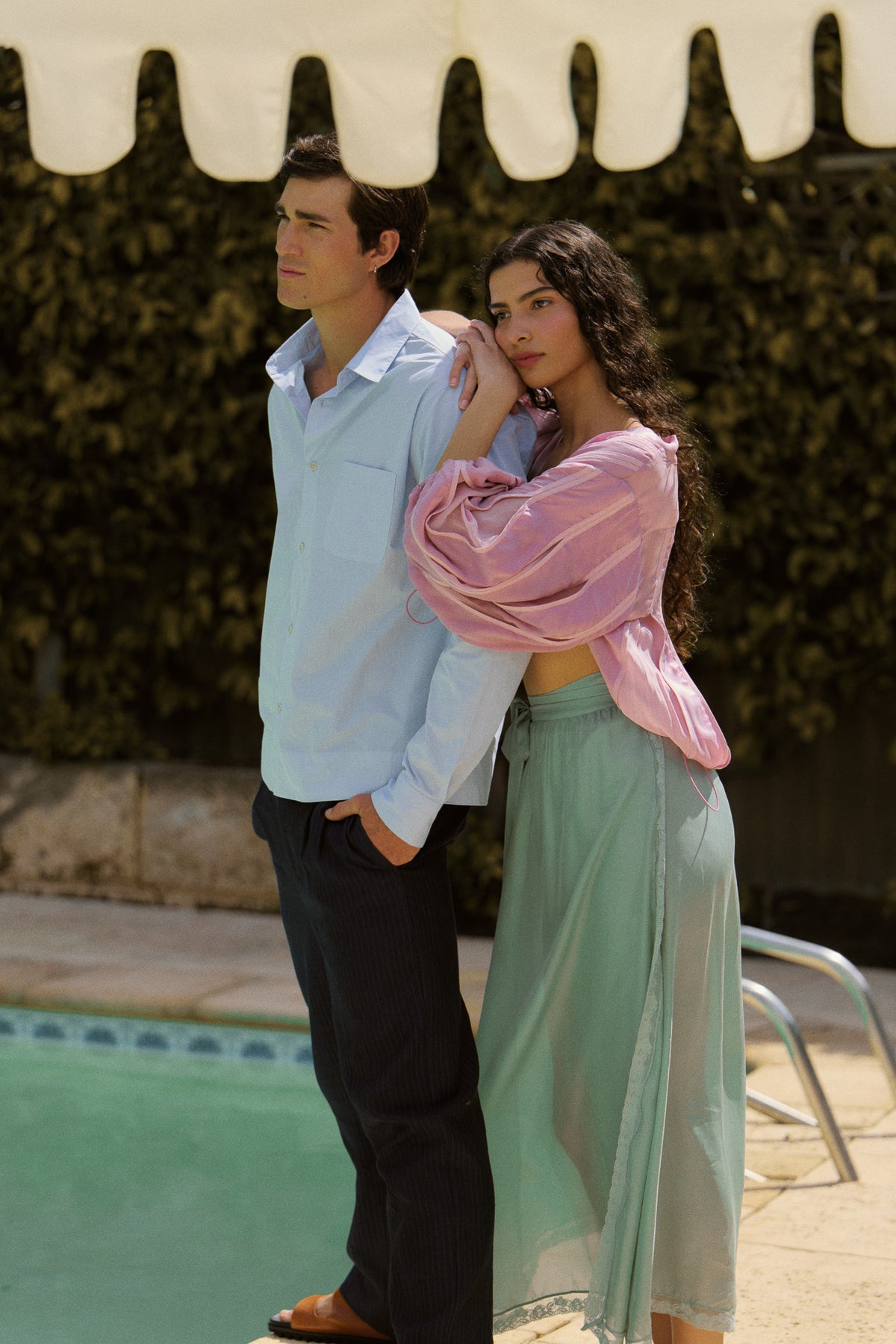 Eli Silk Habotai Skirt