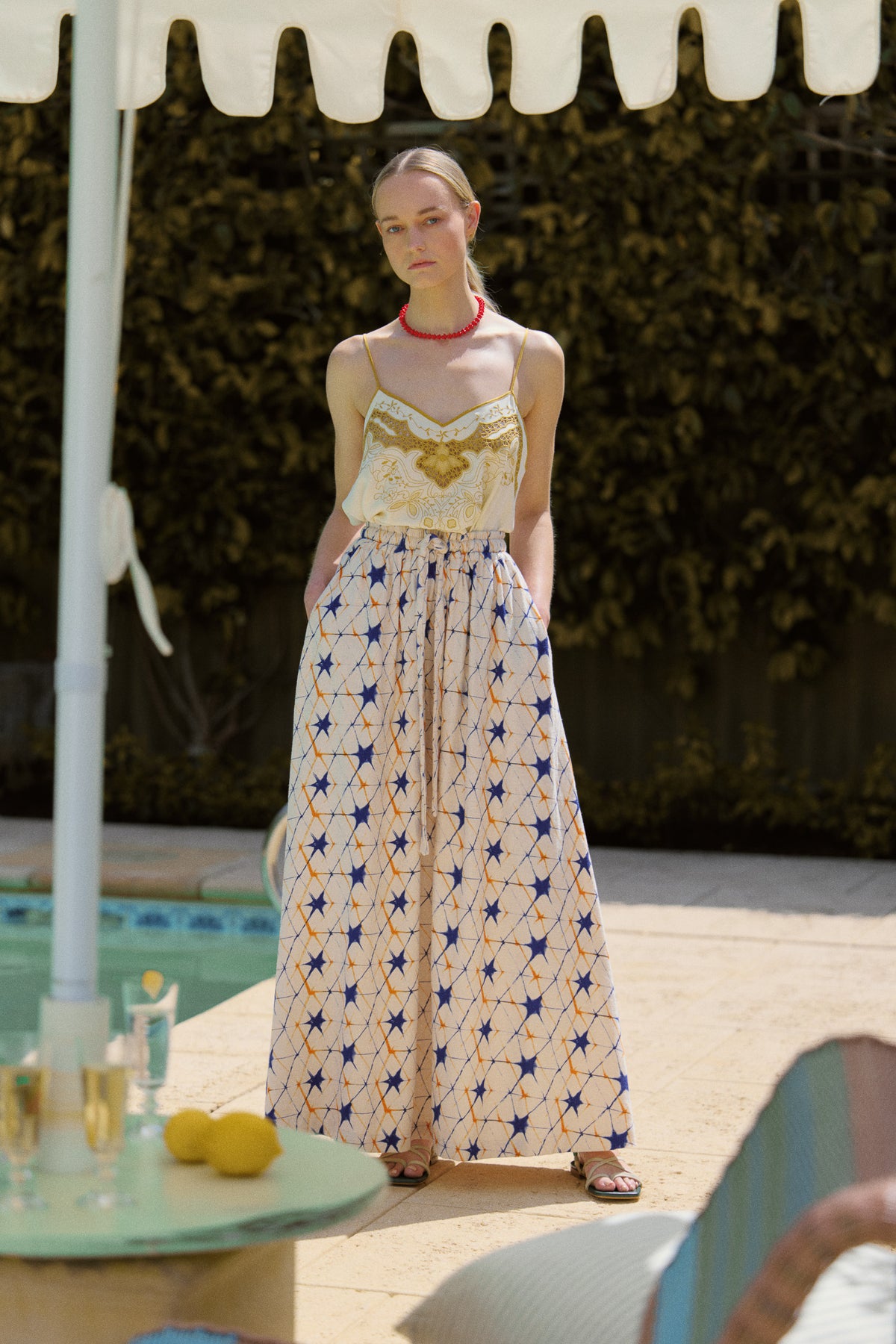 Kaleidoscope Organic Hemp Maxi Skirt