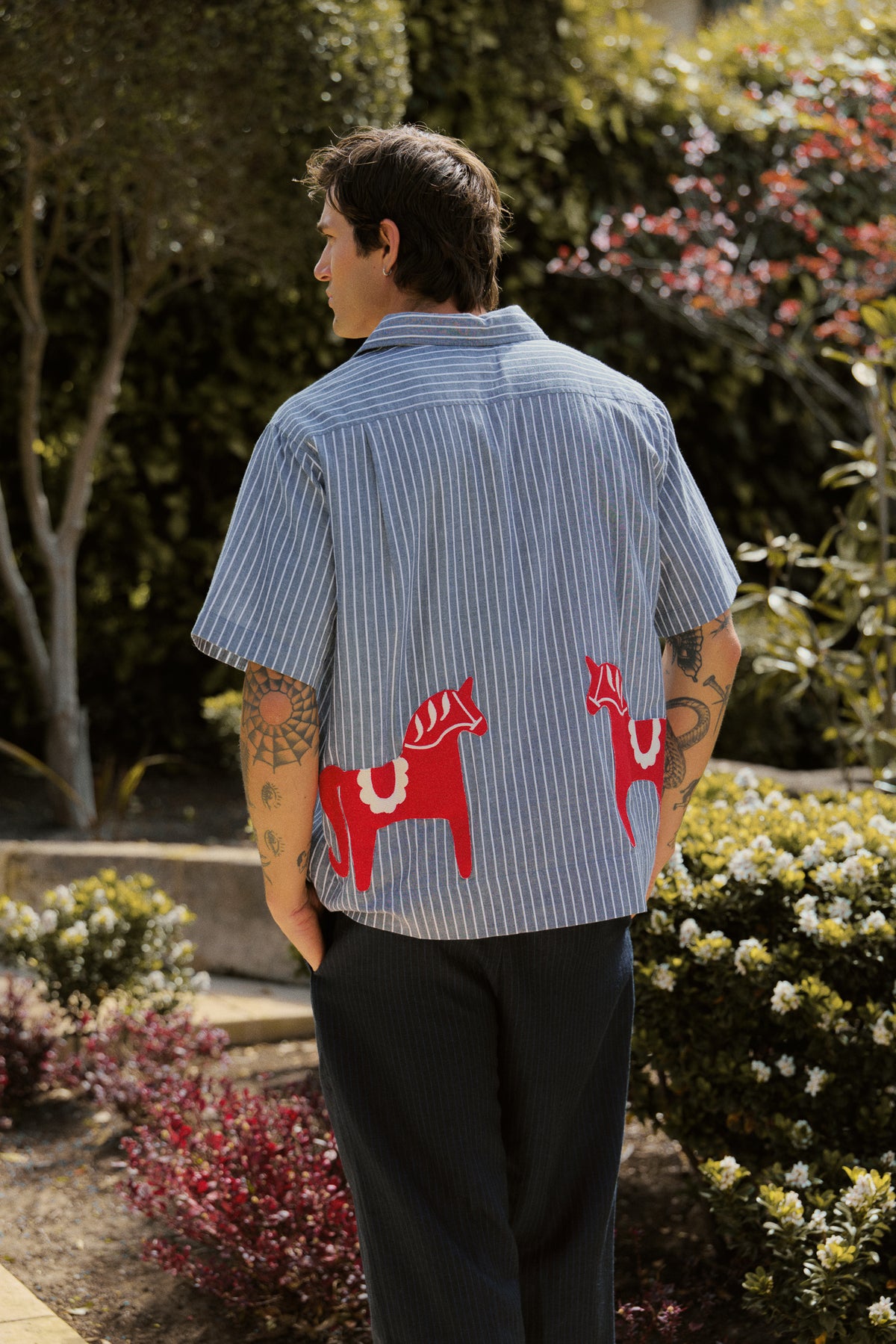 Caballo Embroidered Short Sleeve Shirt