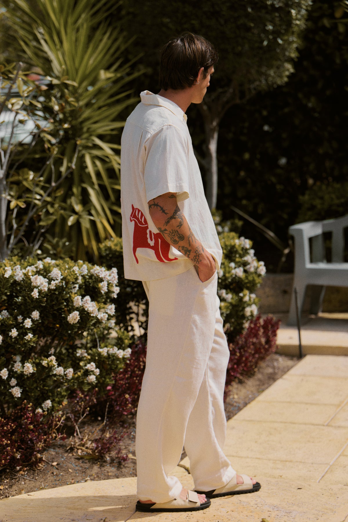 Caballo Embroidered Short Sleeve Shirt