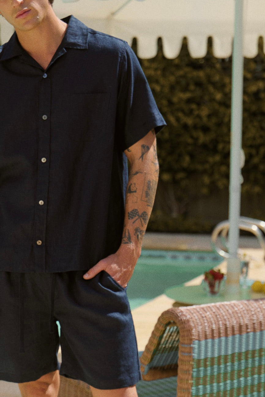 Irving Linen Short Sleeve Shirt