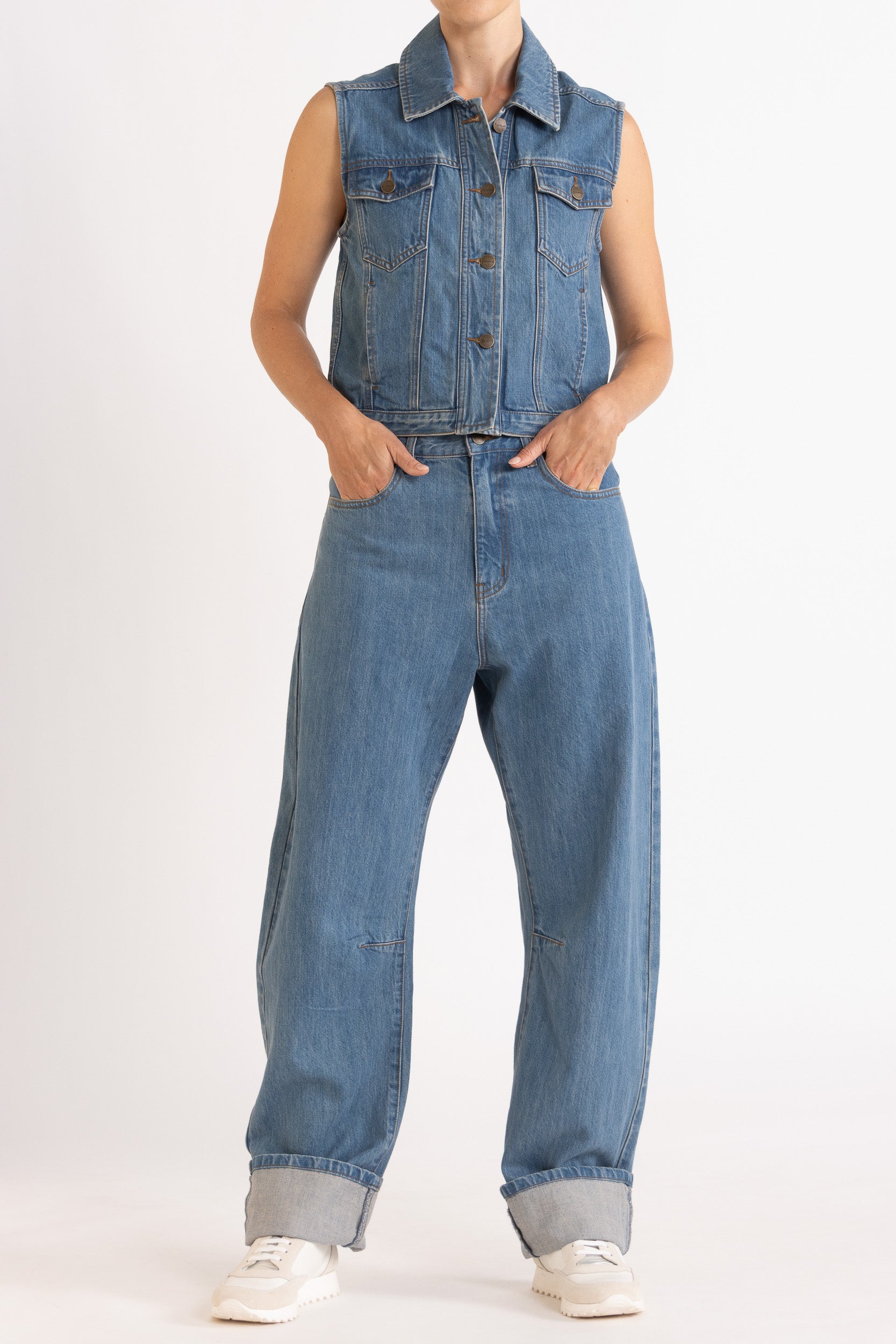Clay Denim Vest