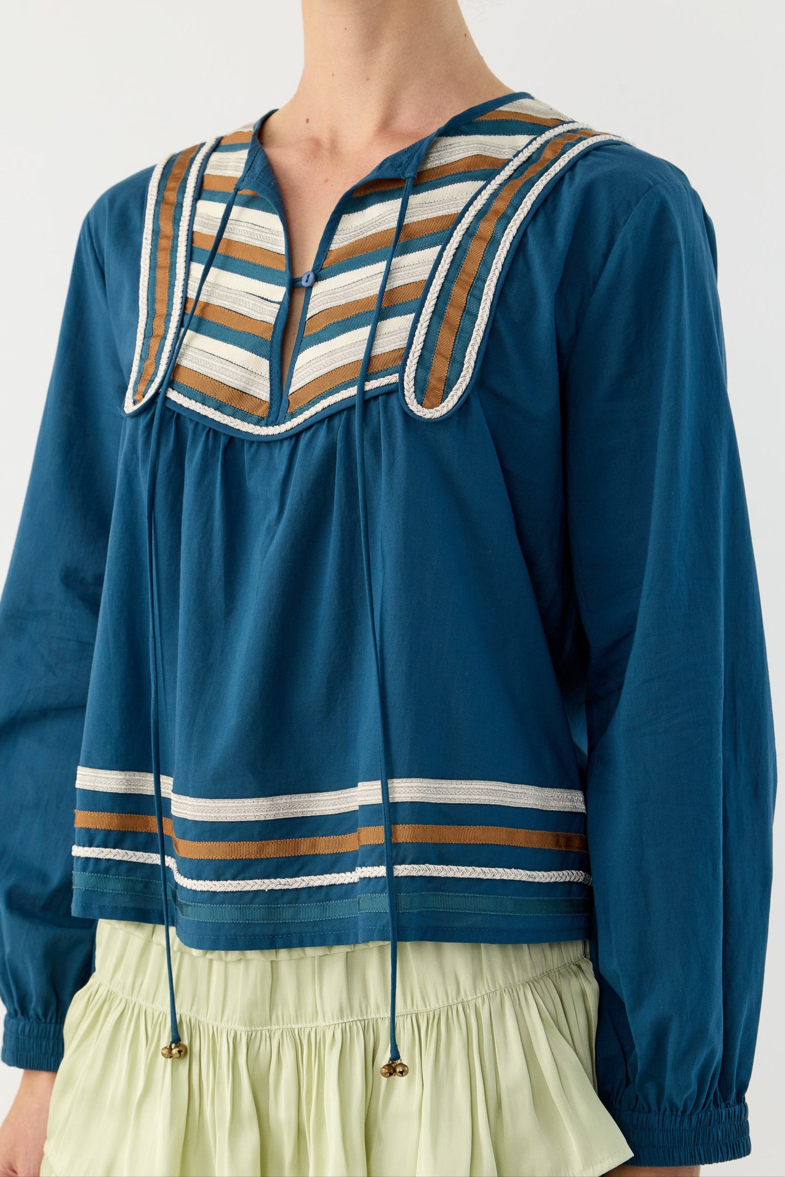 Talitha Cotton Long Sleeve Top
