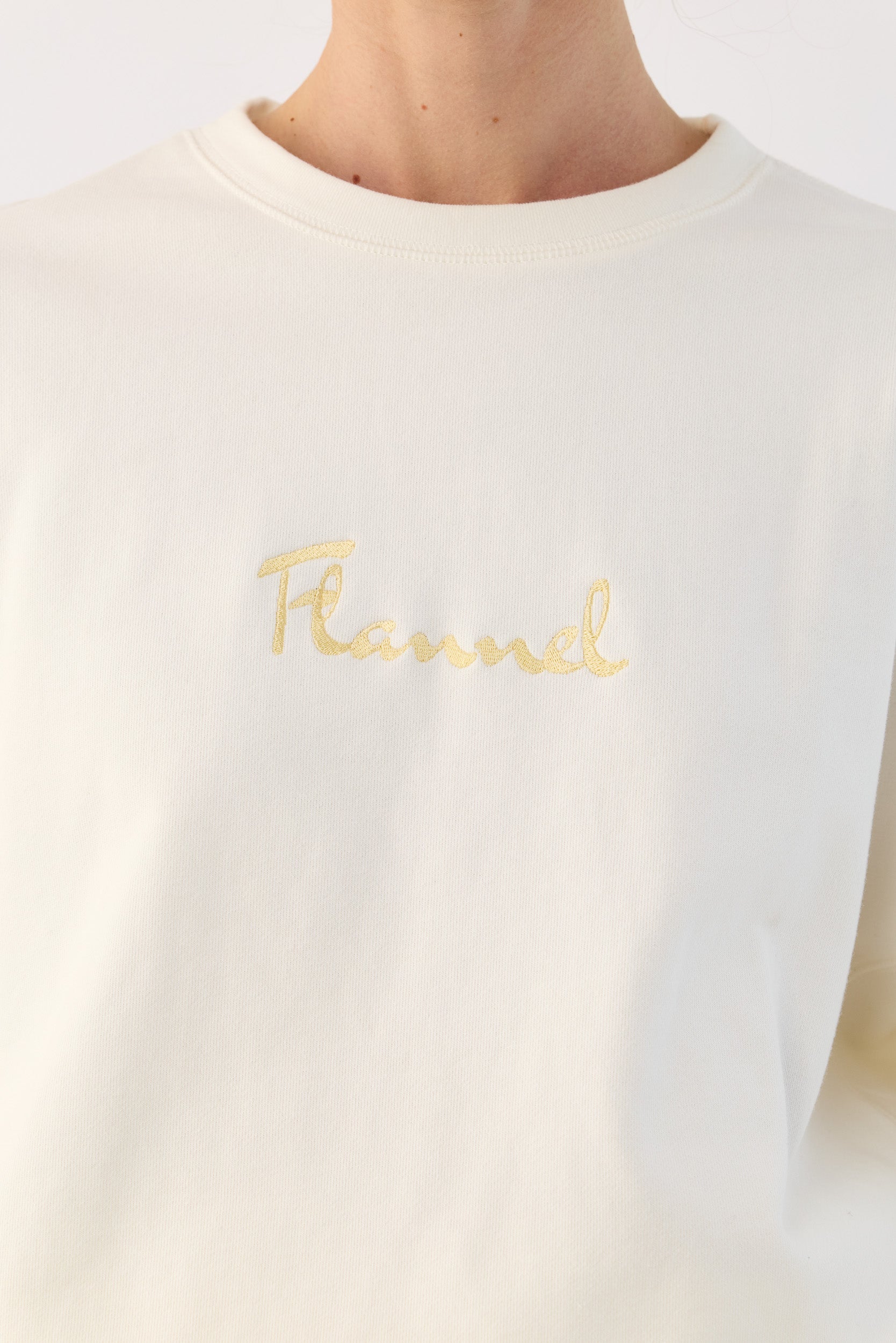 Pep Loopback Cotton Logo Sweater