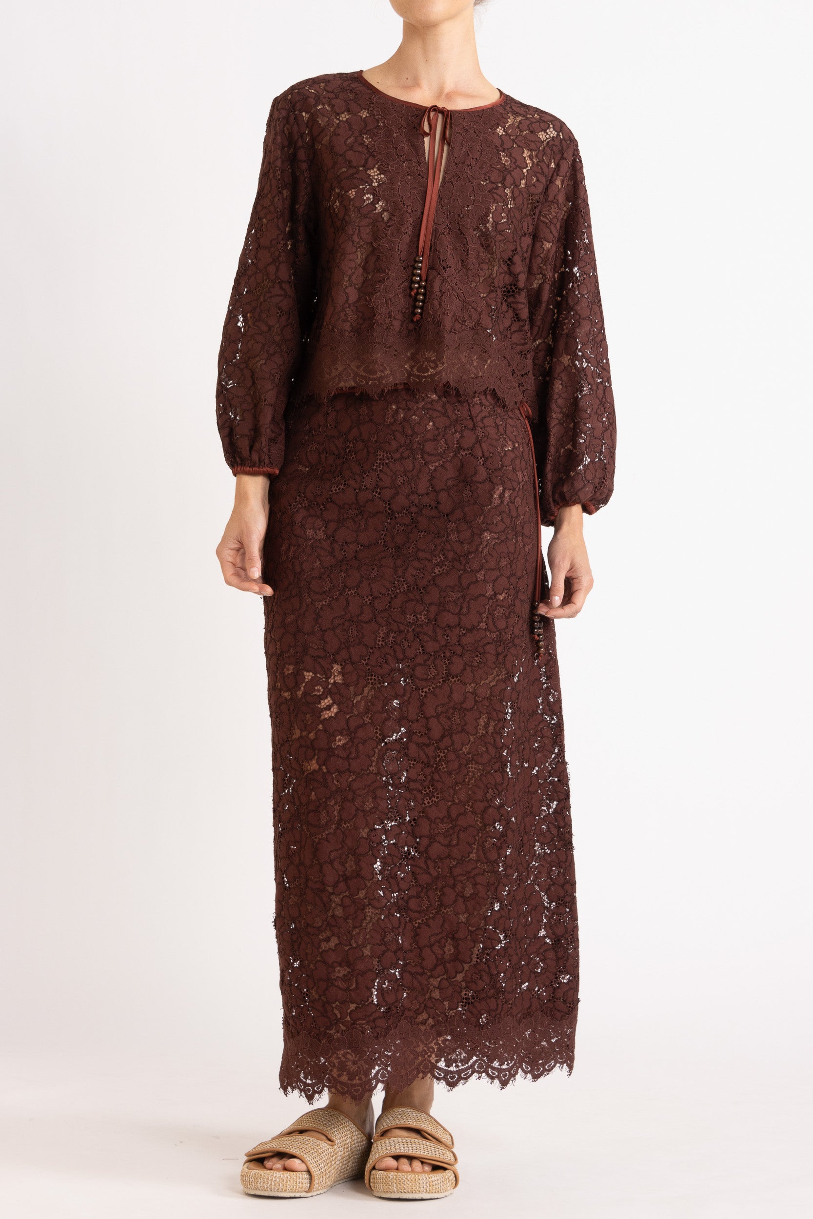 Tilly Lace Long Sleeve Top