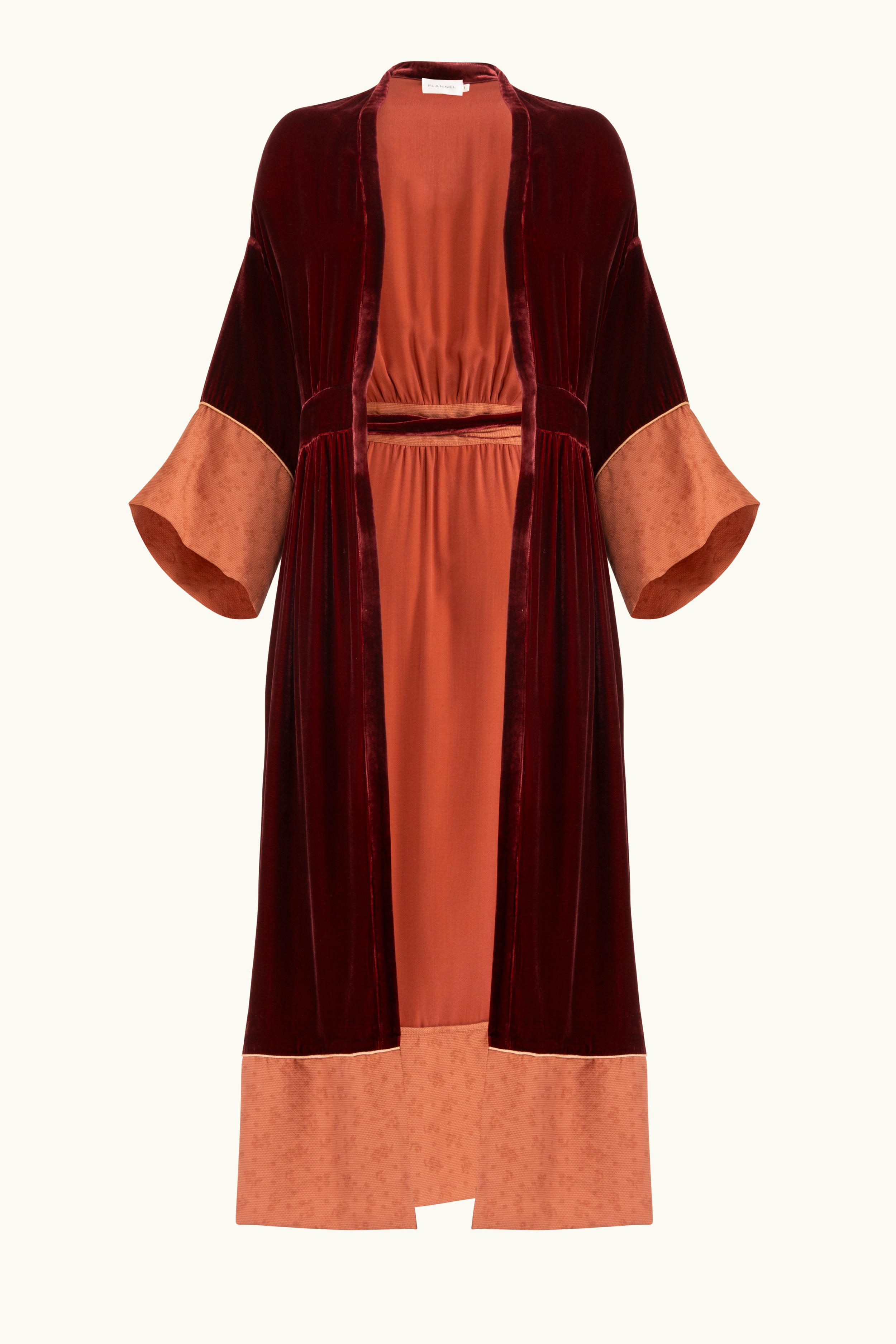 Deme Velvet Satin Duster