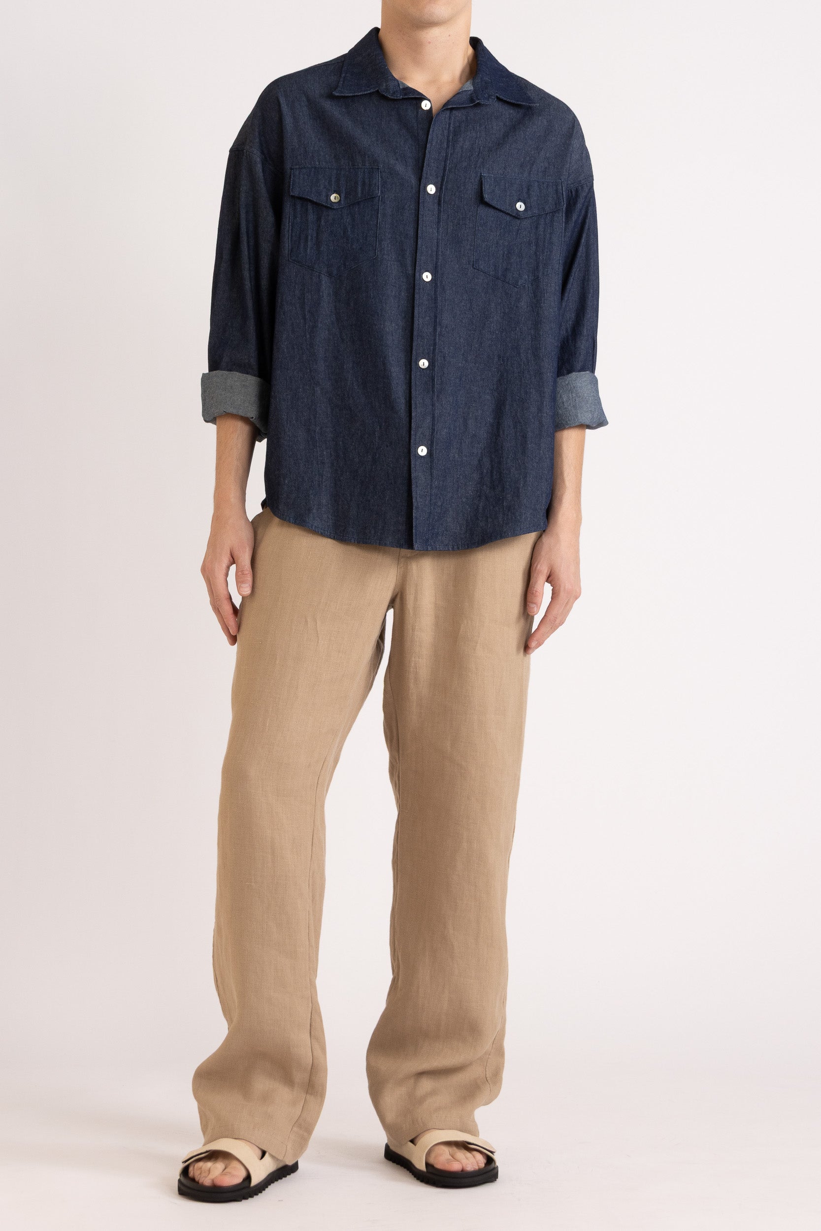 Odin Indigo Denim Shirt