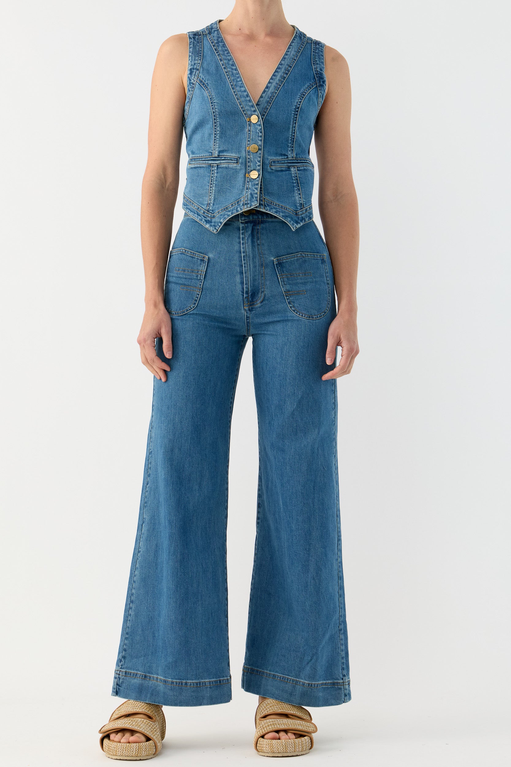 Raven Denim Vest