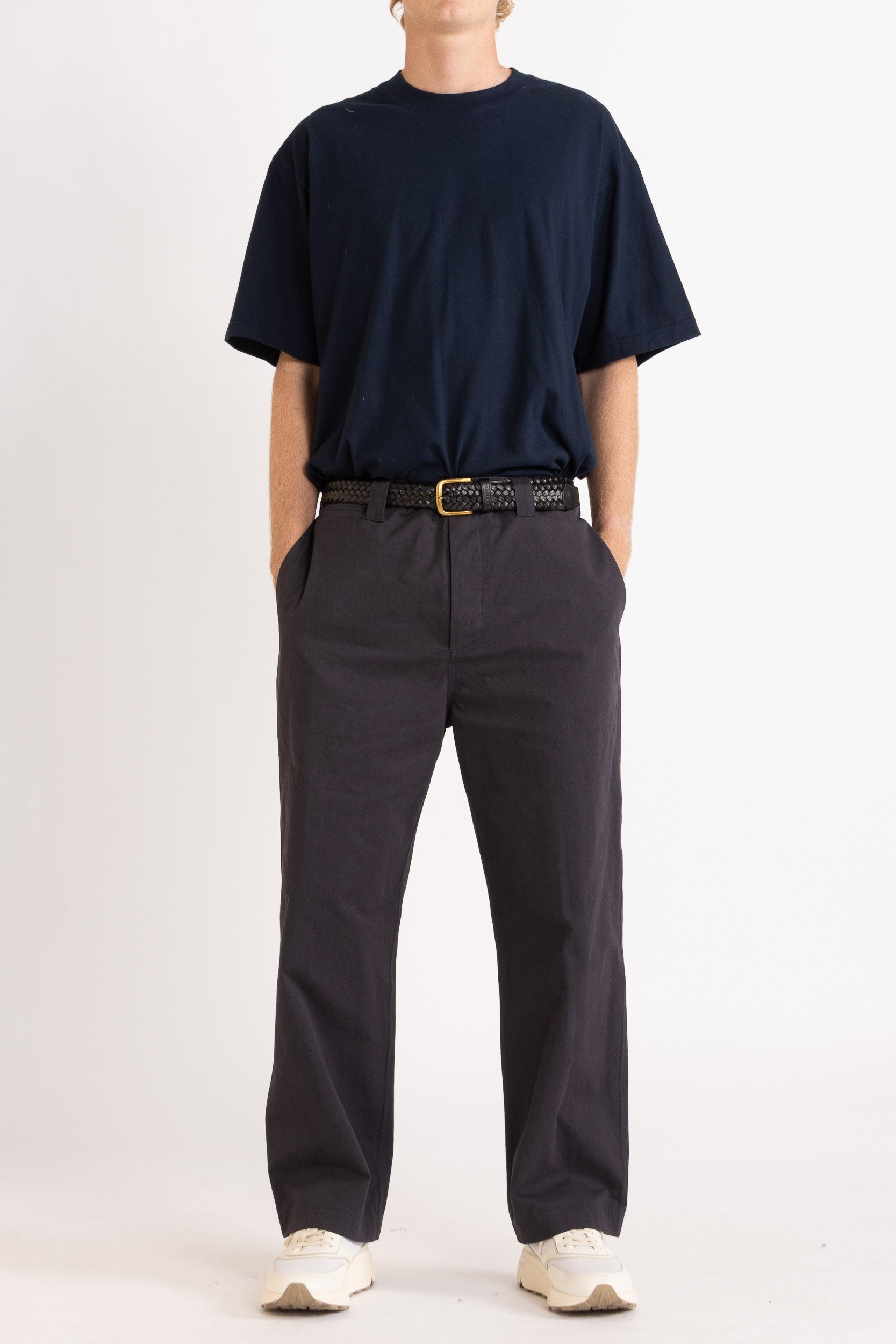 Vermont Plaited Leather Belt