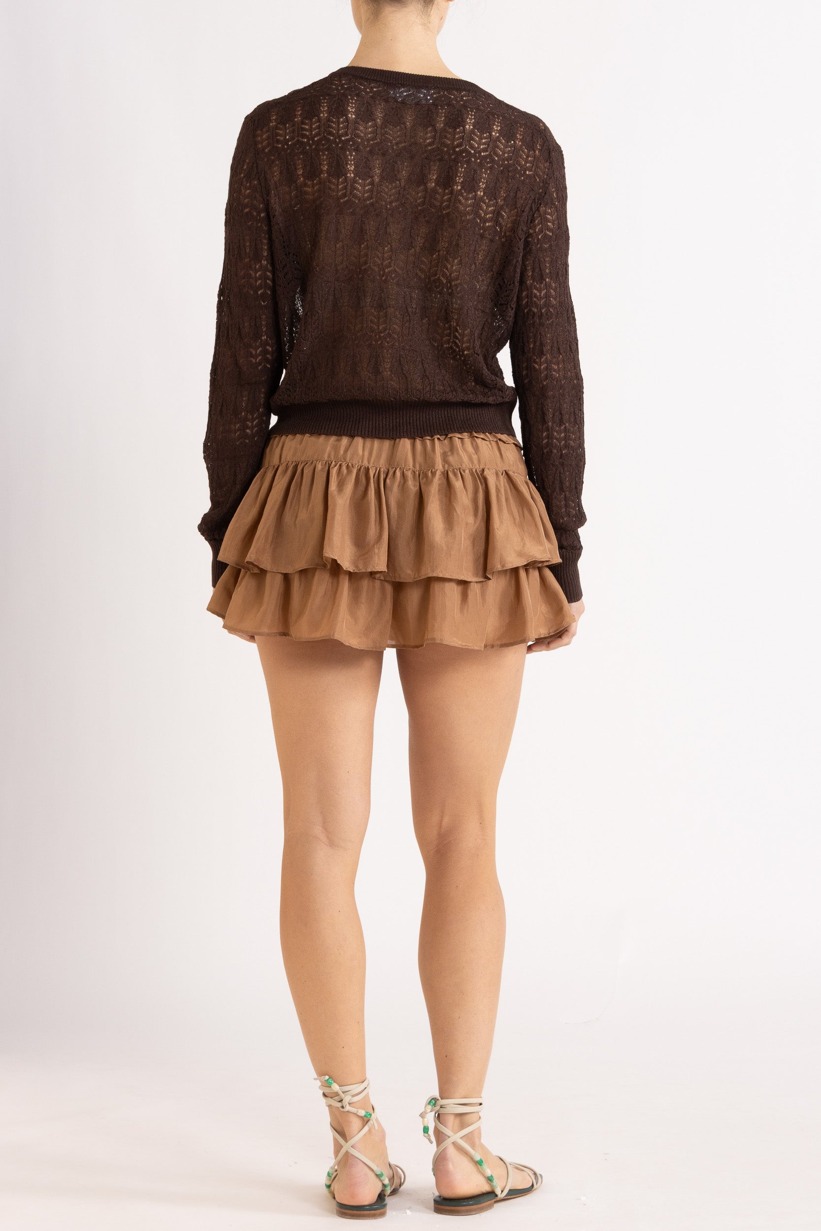 Bailey Pointelle Knit Cardigan