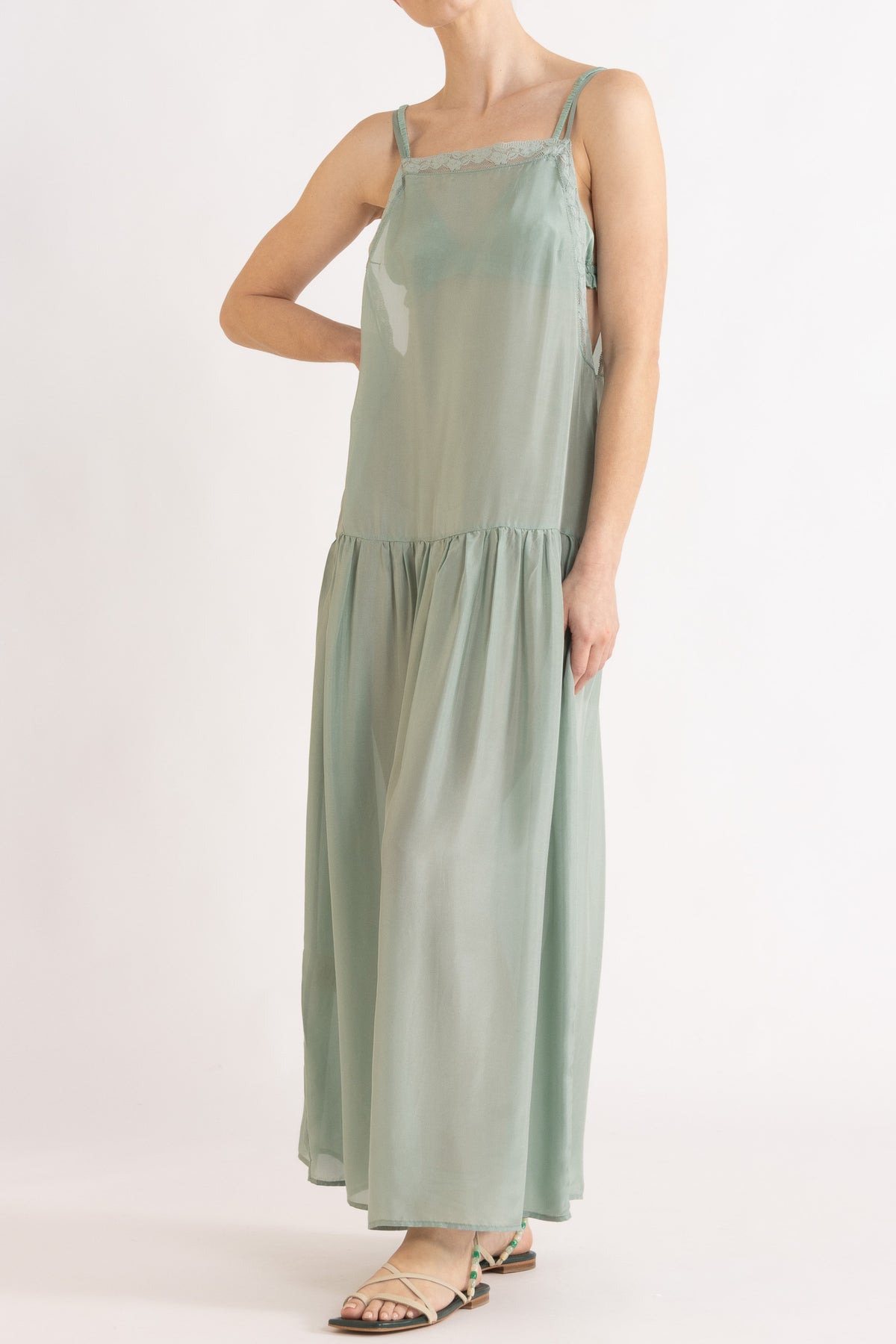 Eli Silk Habotai Dress
