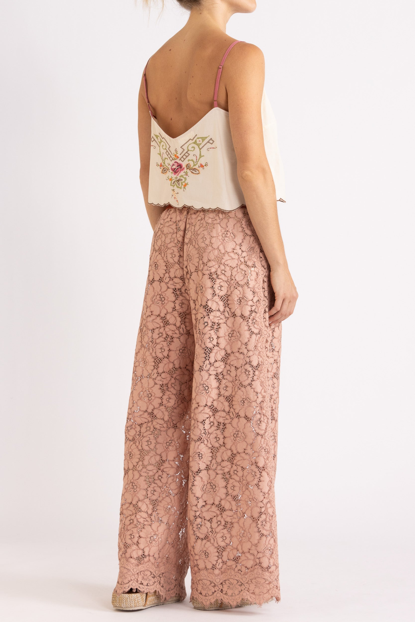 Esther Embroidered Cotton Cami