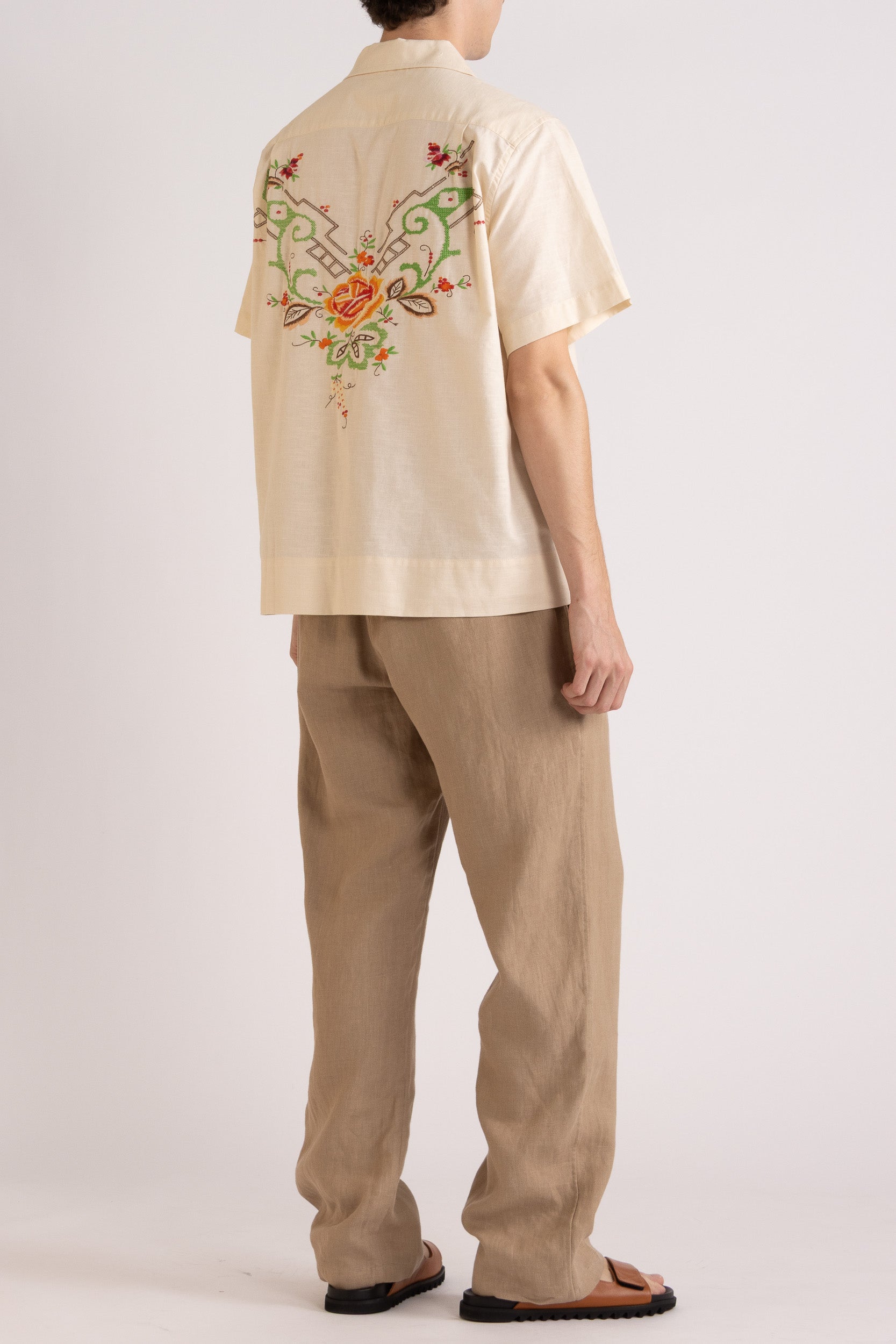 Emilio Embroidered Short Sleeve Shirt