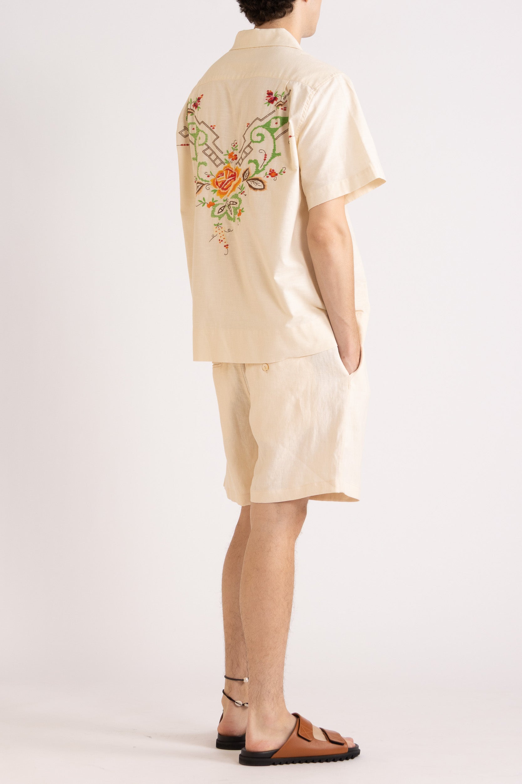Toby Linen Drawstring Short