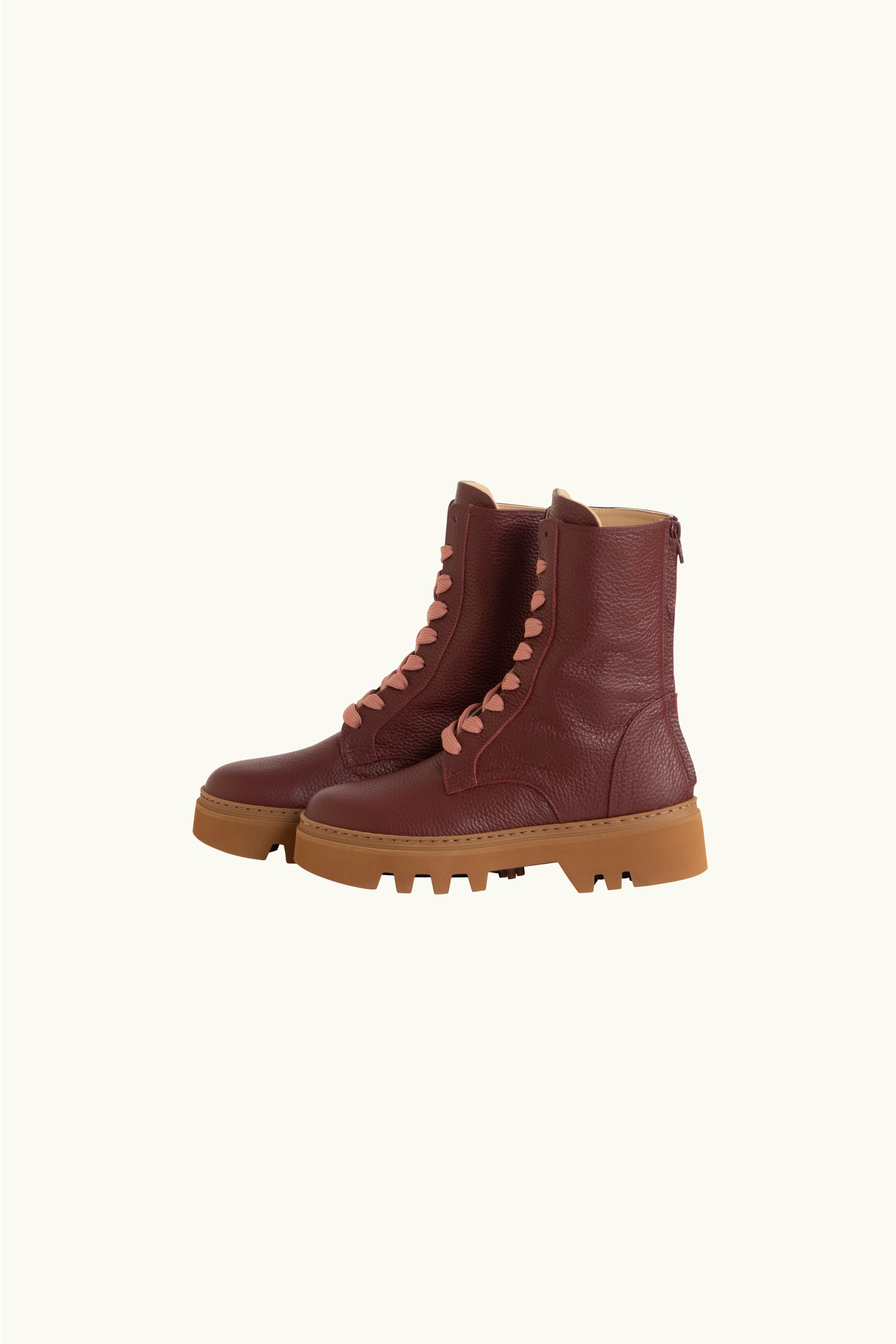 Fallon Leather Combat Boot