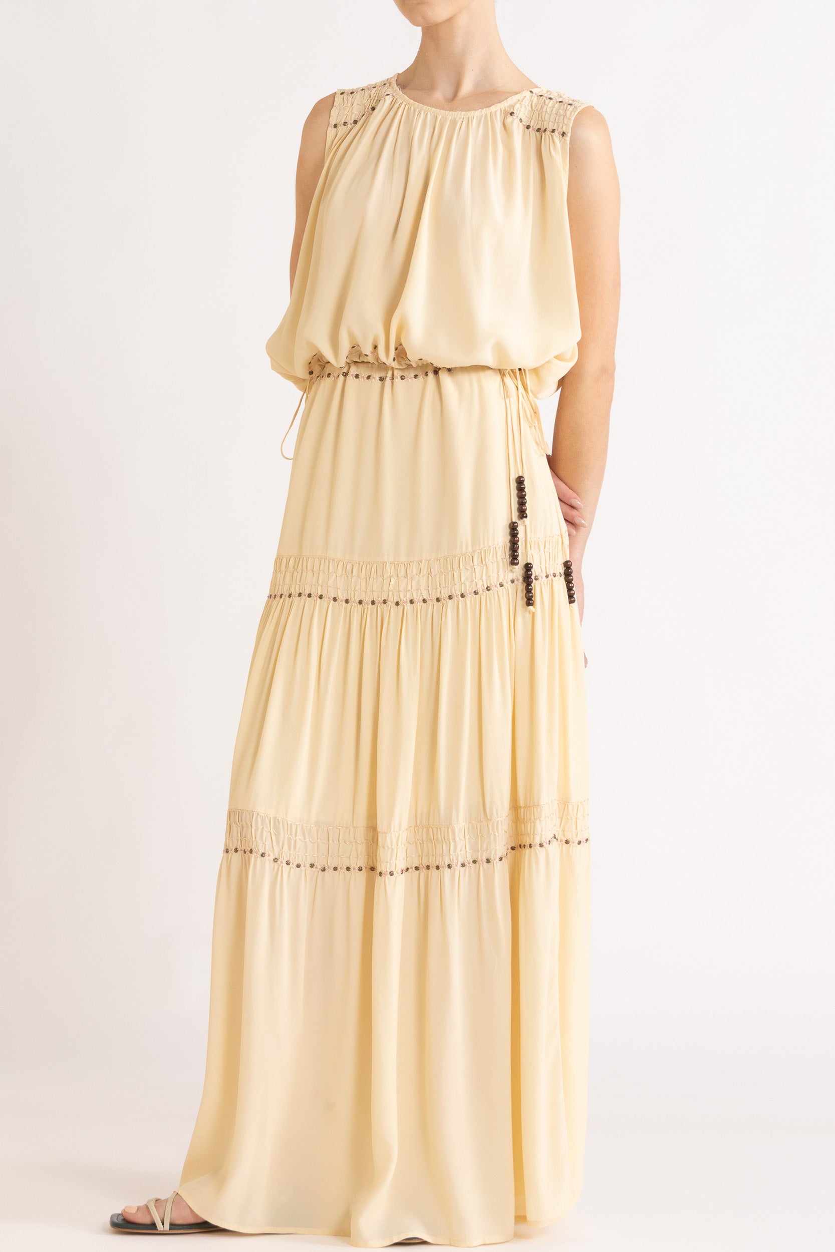 Gemini Crepe De Chine Skirt