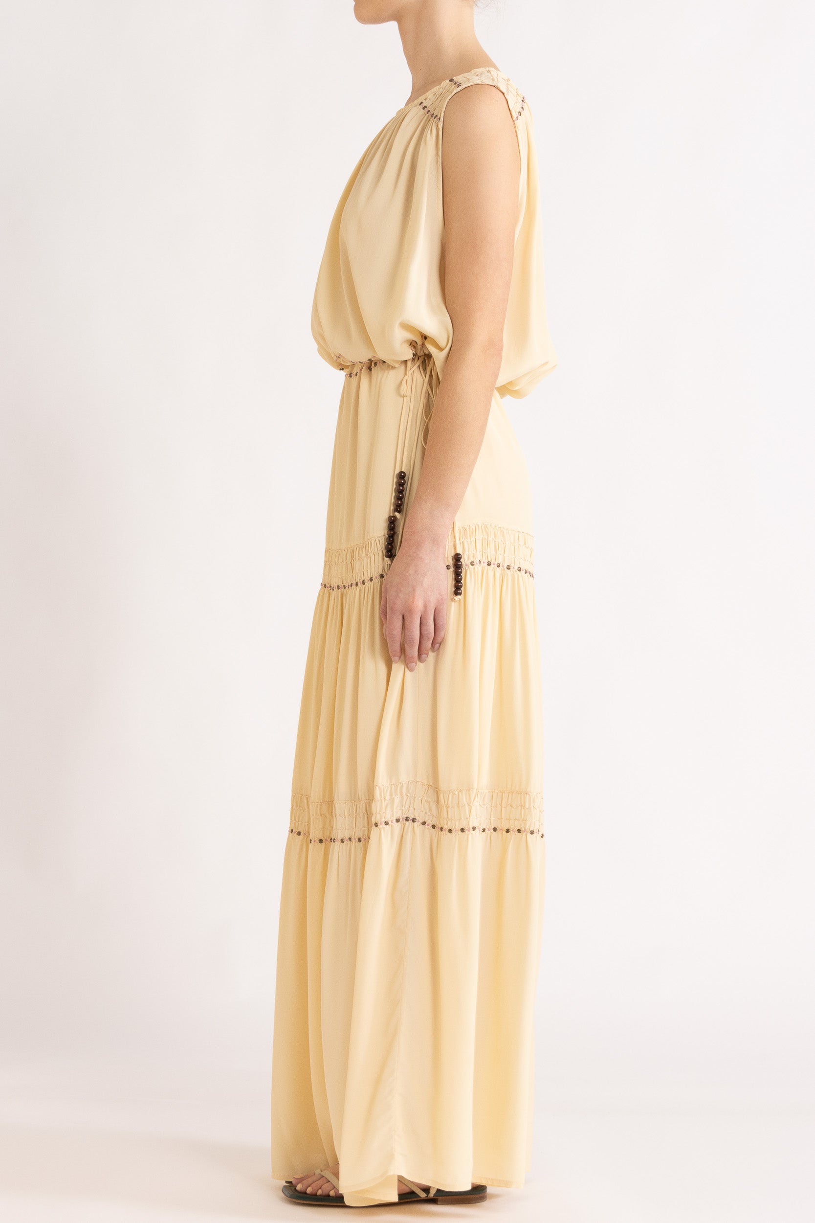 Gemini Crepe De Chine Skirt