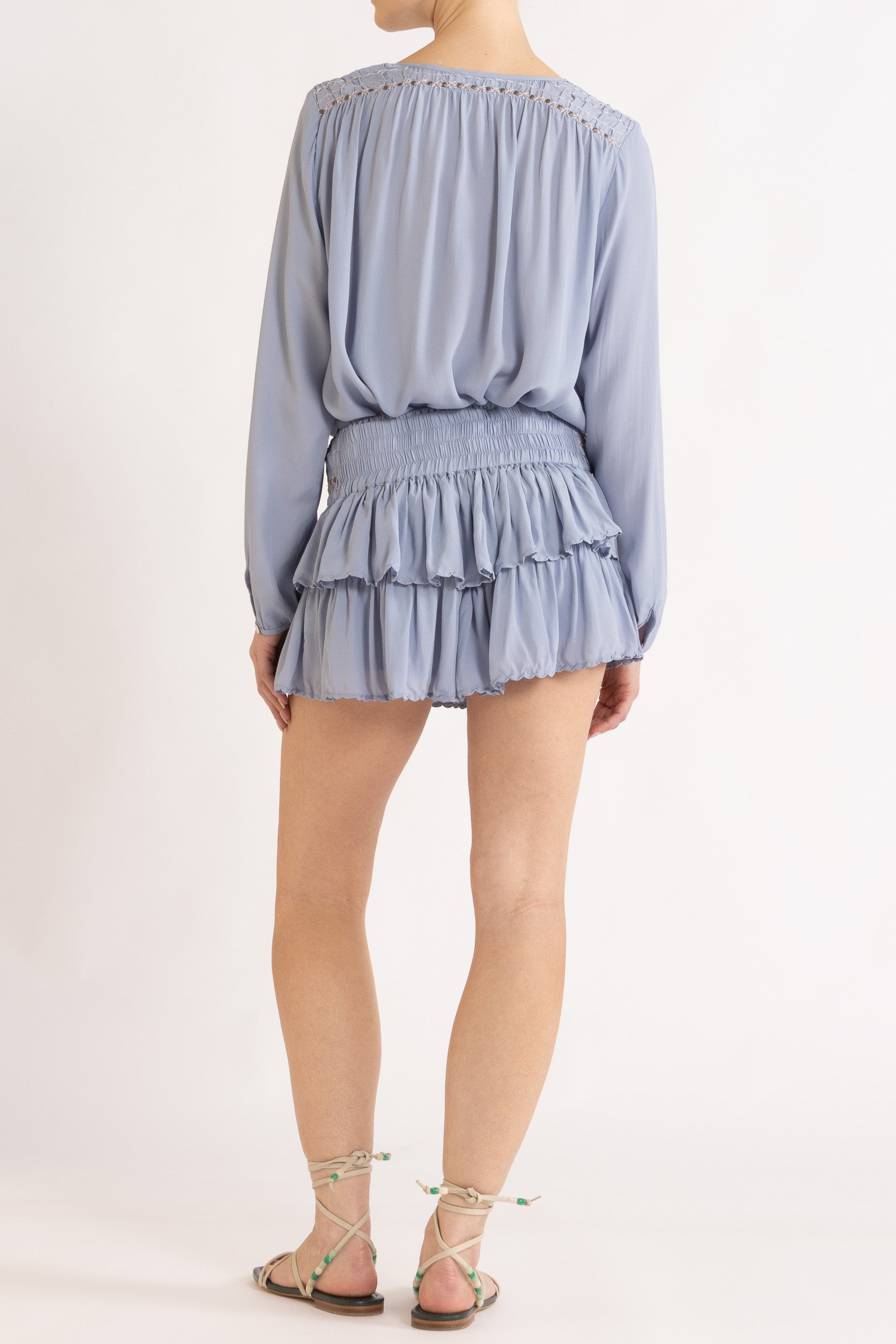 Gemini Crepe De Chine Frill Short