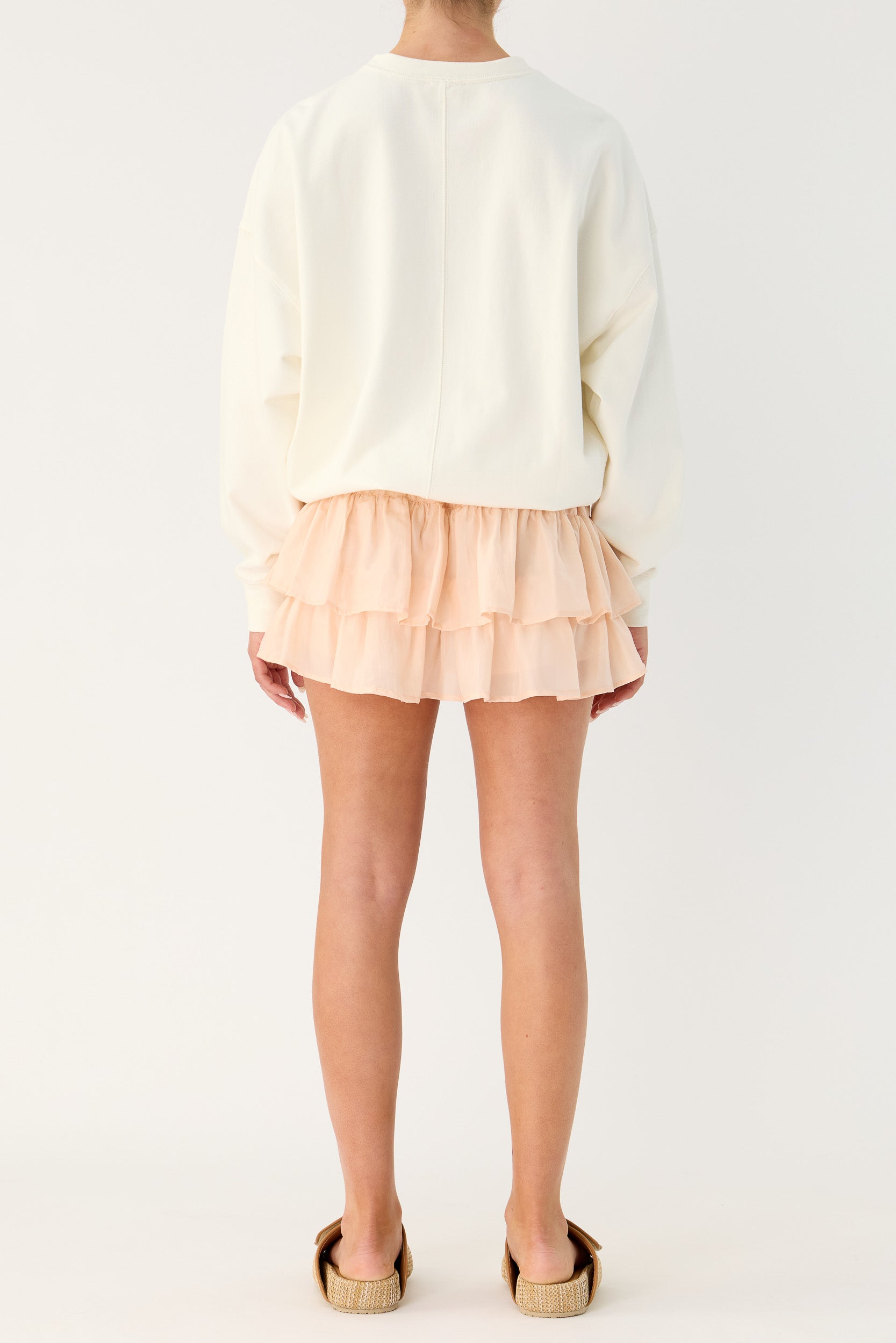 Pep Loopback Cotton Logo Sweater