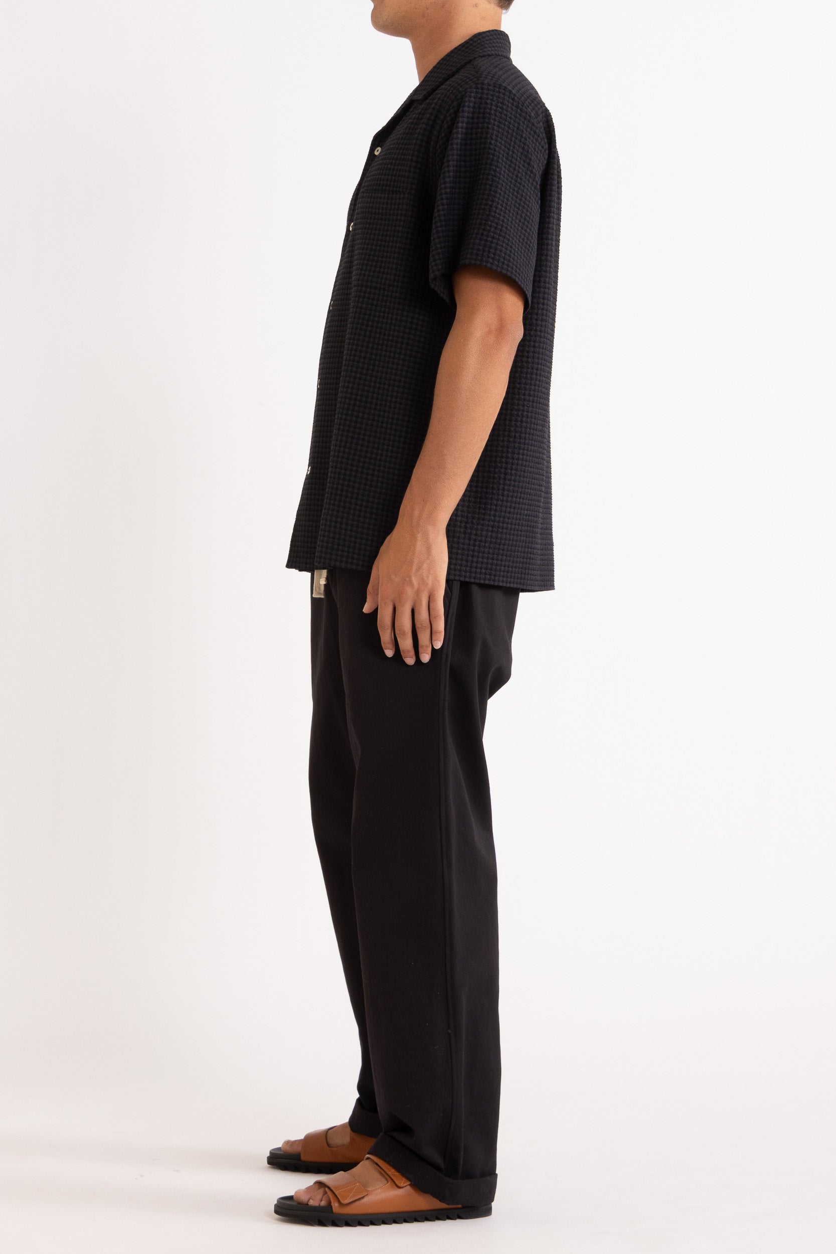 Braxton Cotton Straight Leg Pant