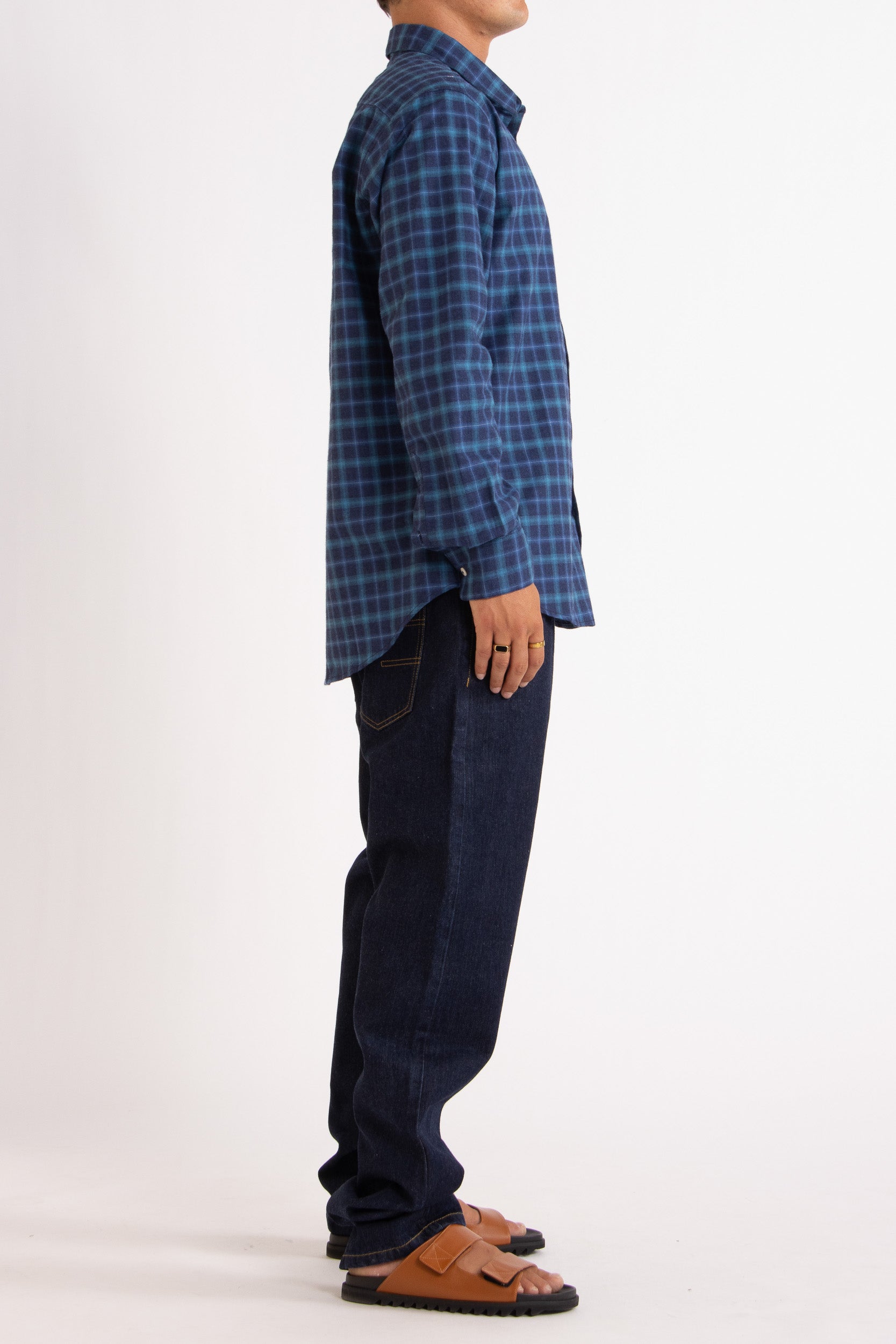 Flynn Check Cotton Shirt