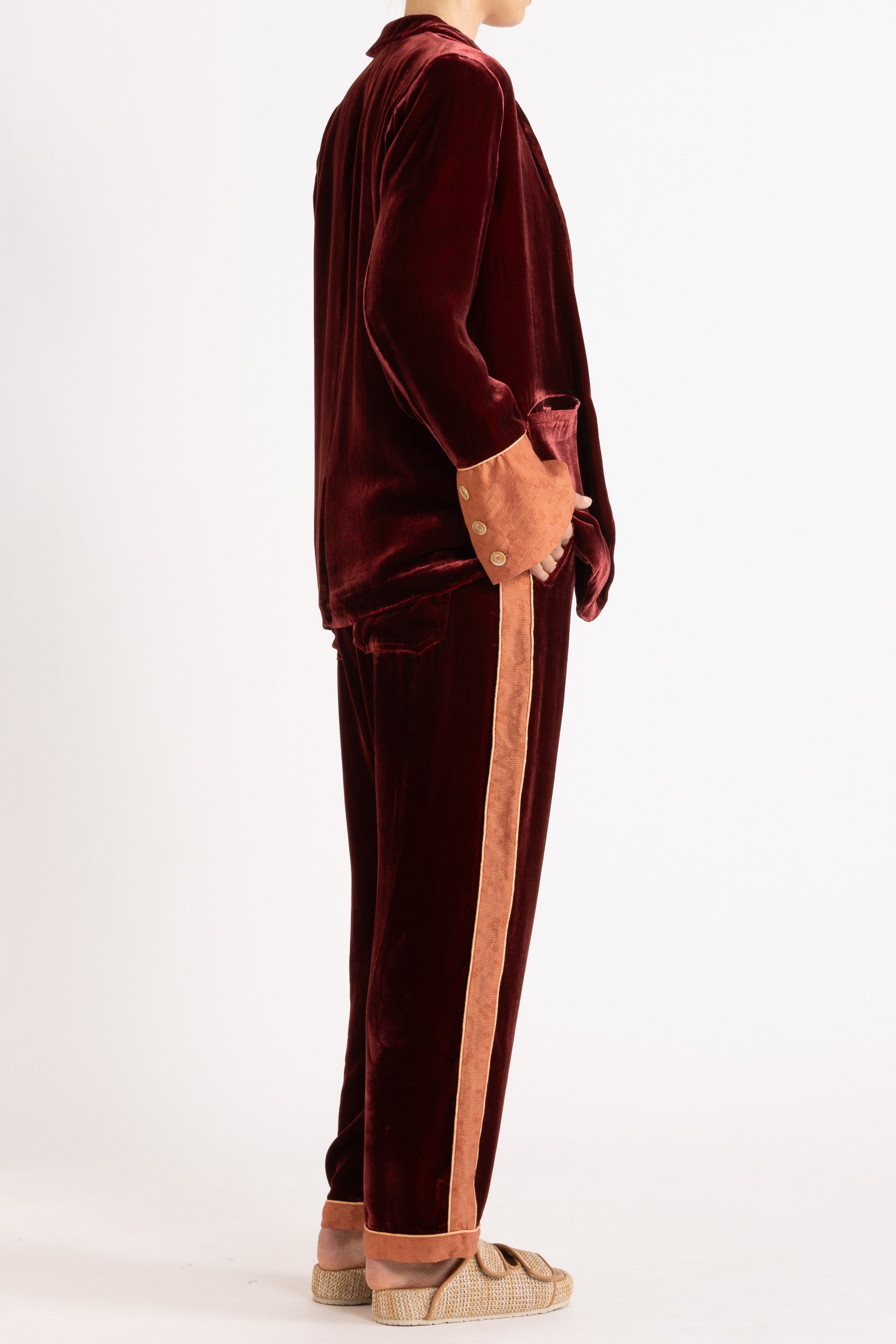 Deme Velvet Satin Pant