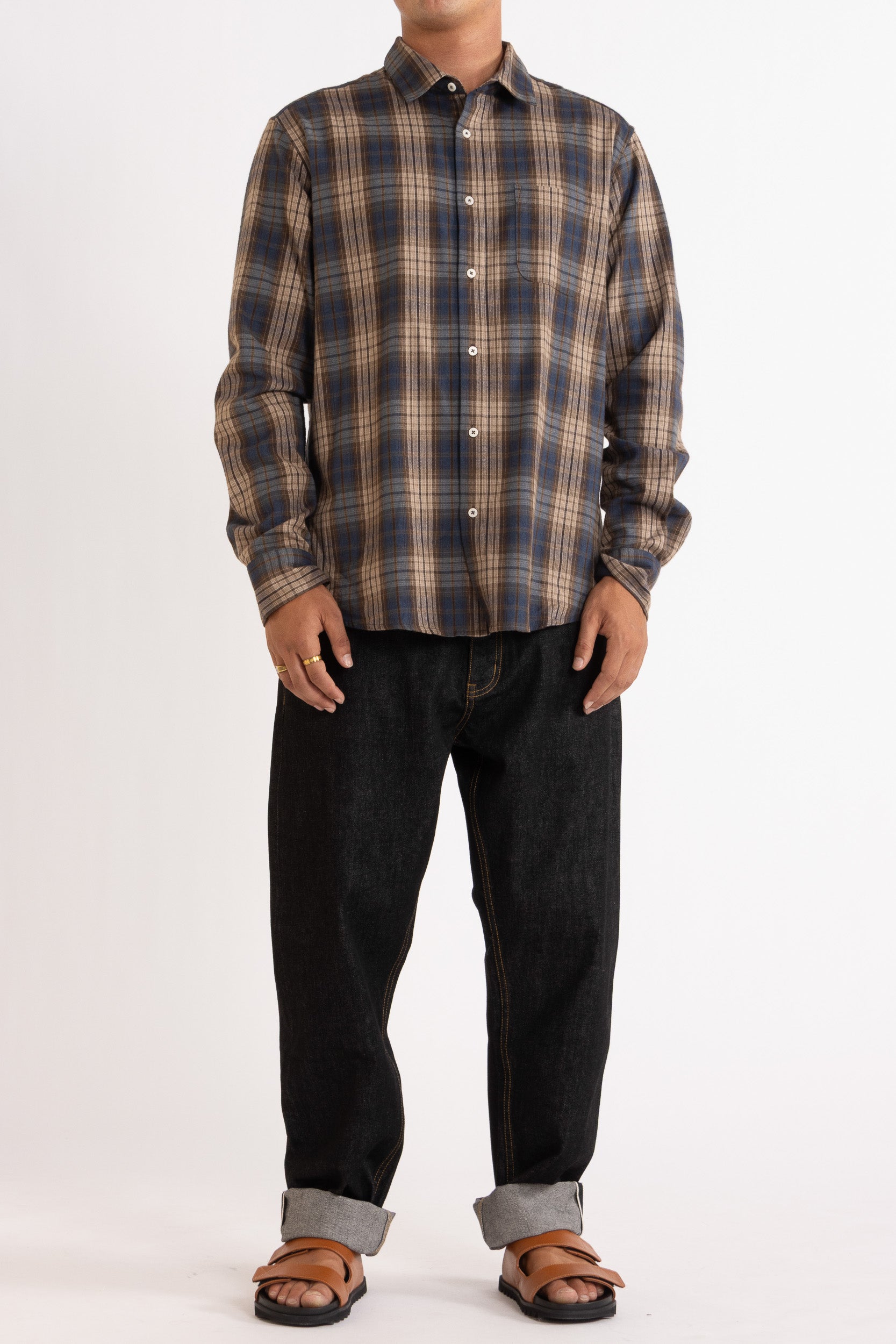 Aston Check Cotton Shirt