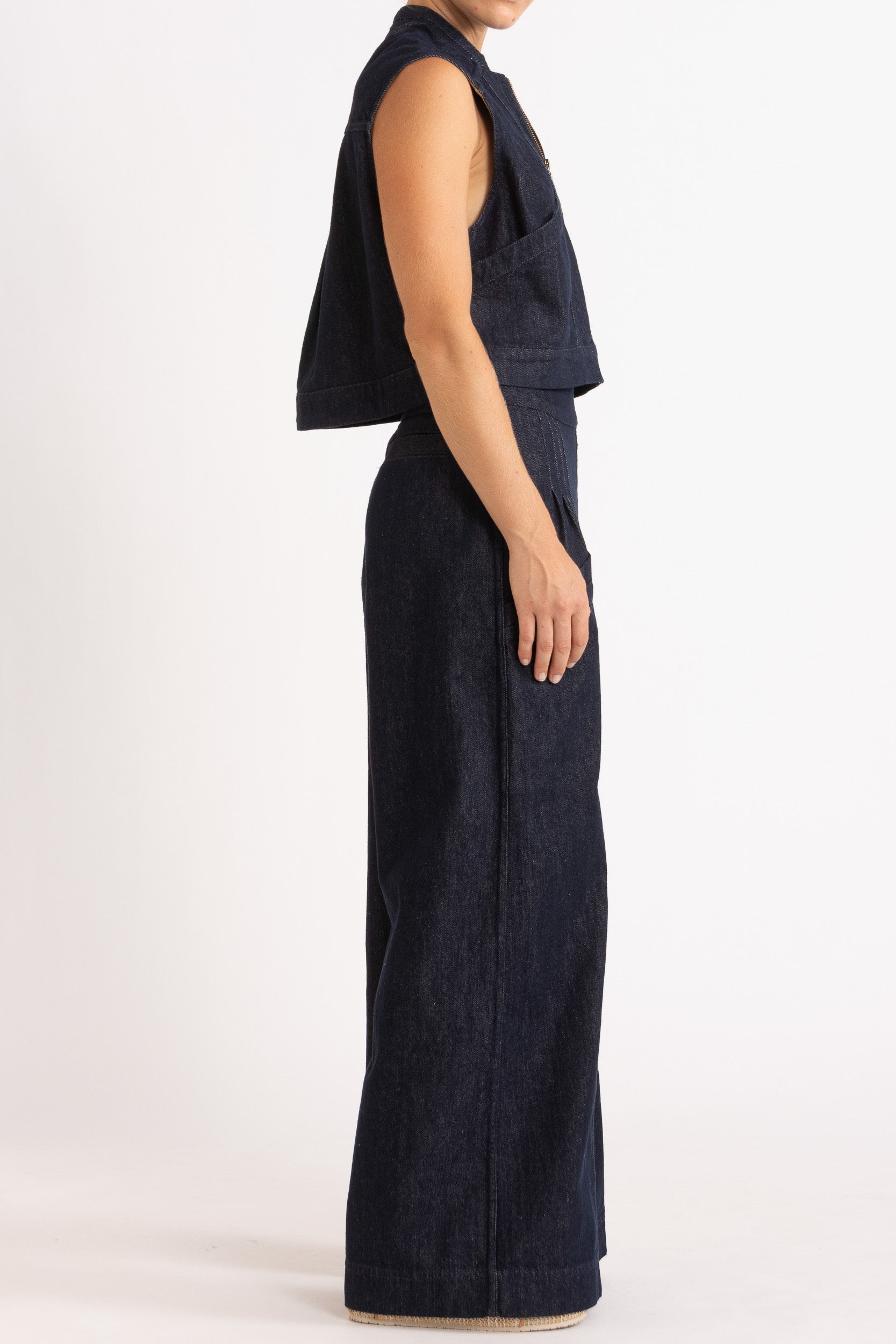 Carla Denim Wide Leg Jean