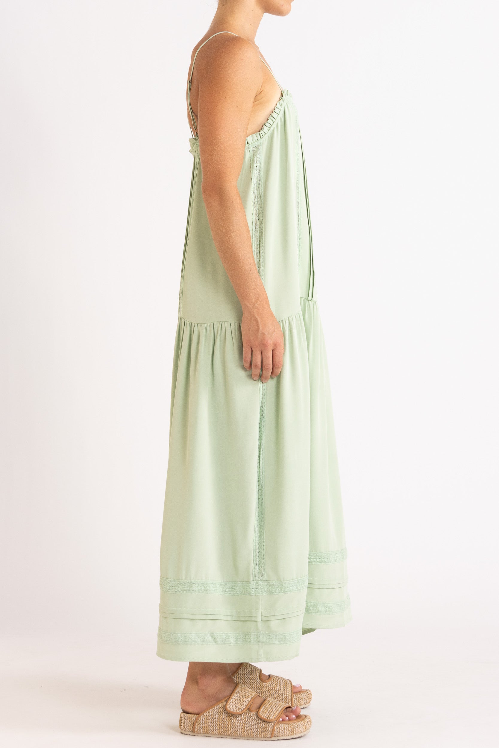 Albrey Silk Crepe Dress