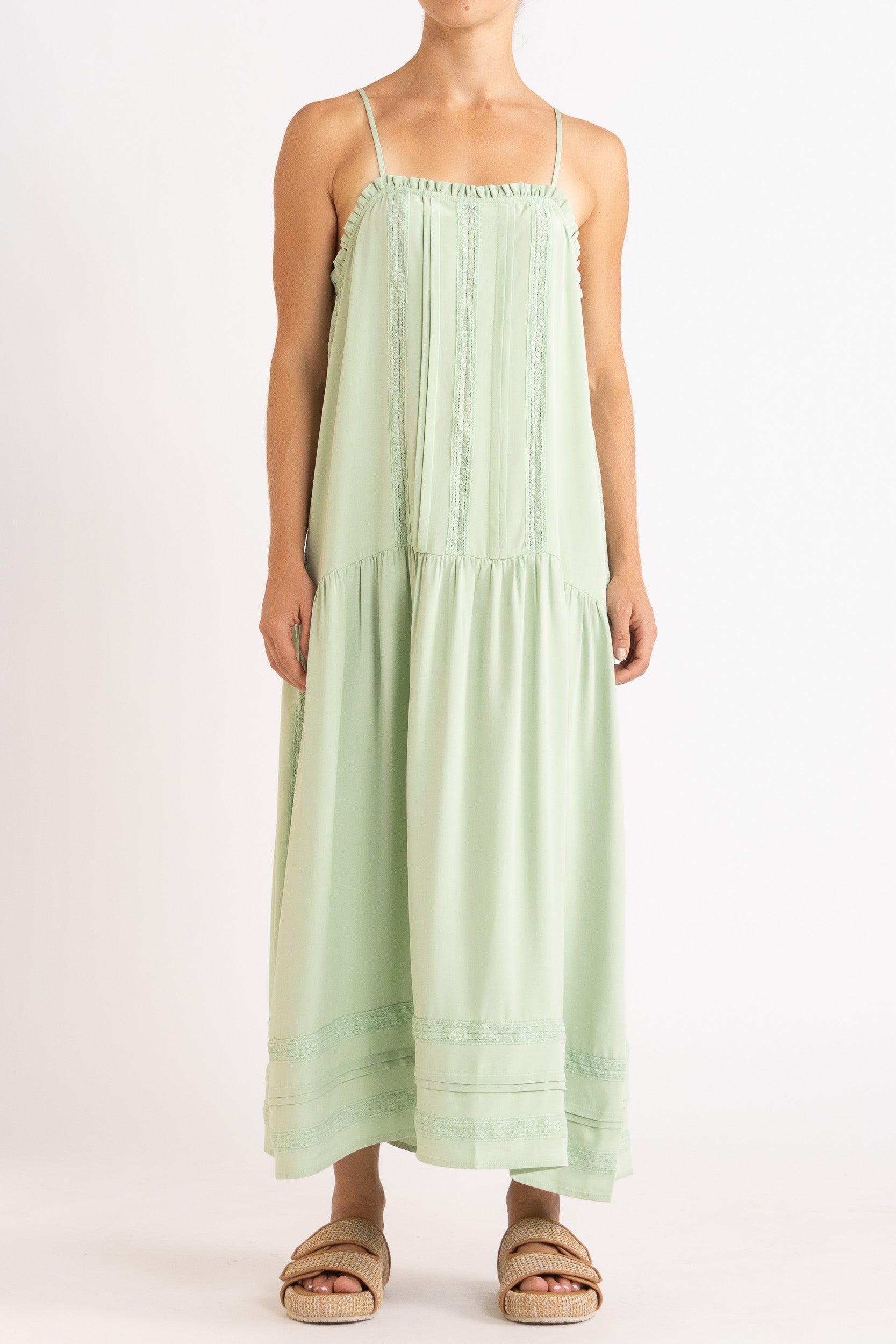 Albrey Silk Crepe Dress