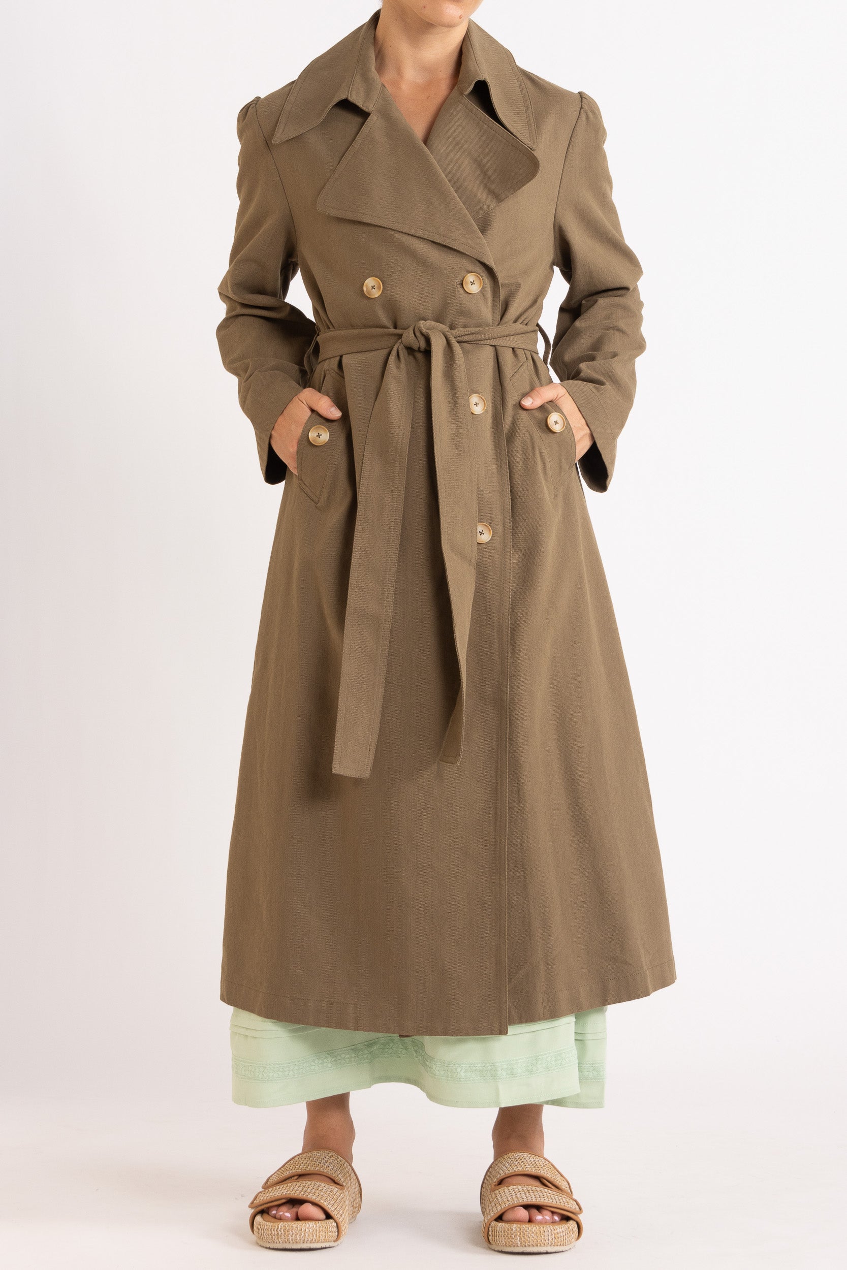 Monika Tencel-Cotton Trench
