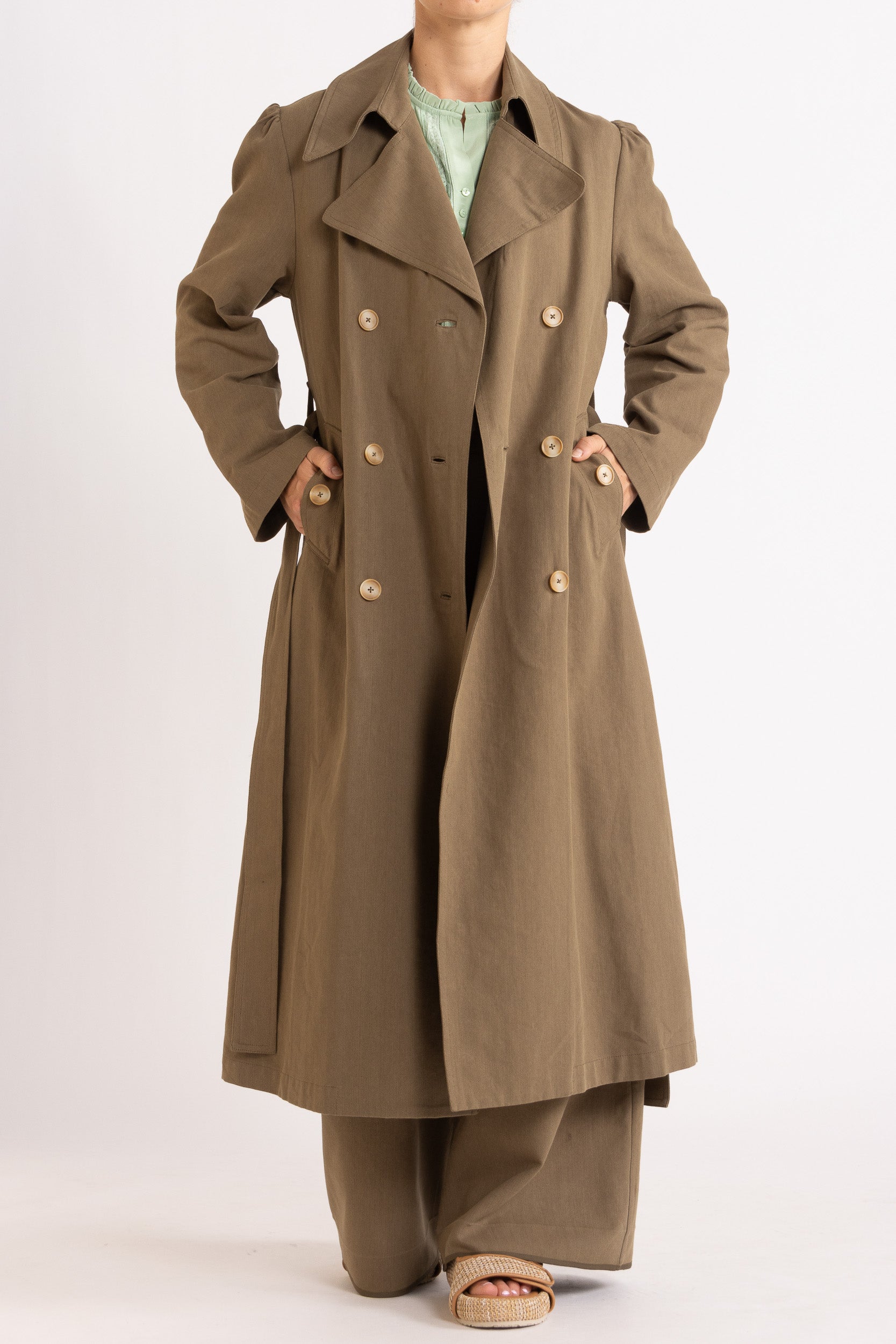 Monika Tencel-Cotton Trench