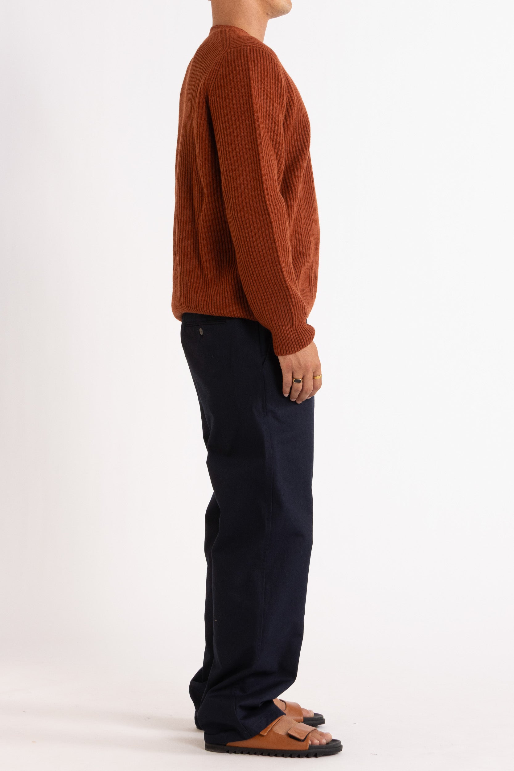 Braxton Cotton Straight Leg Pant