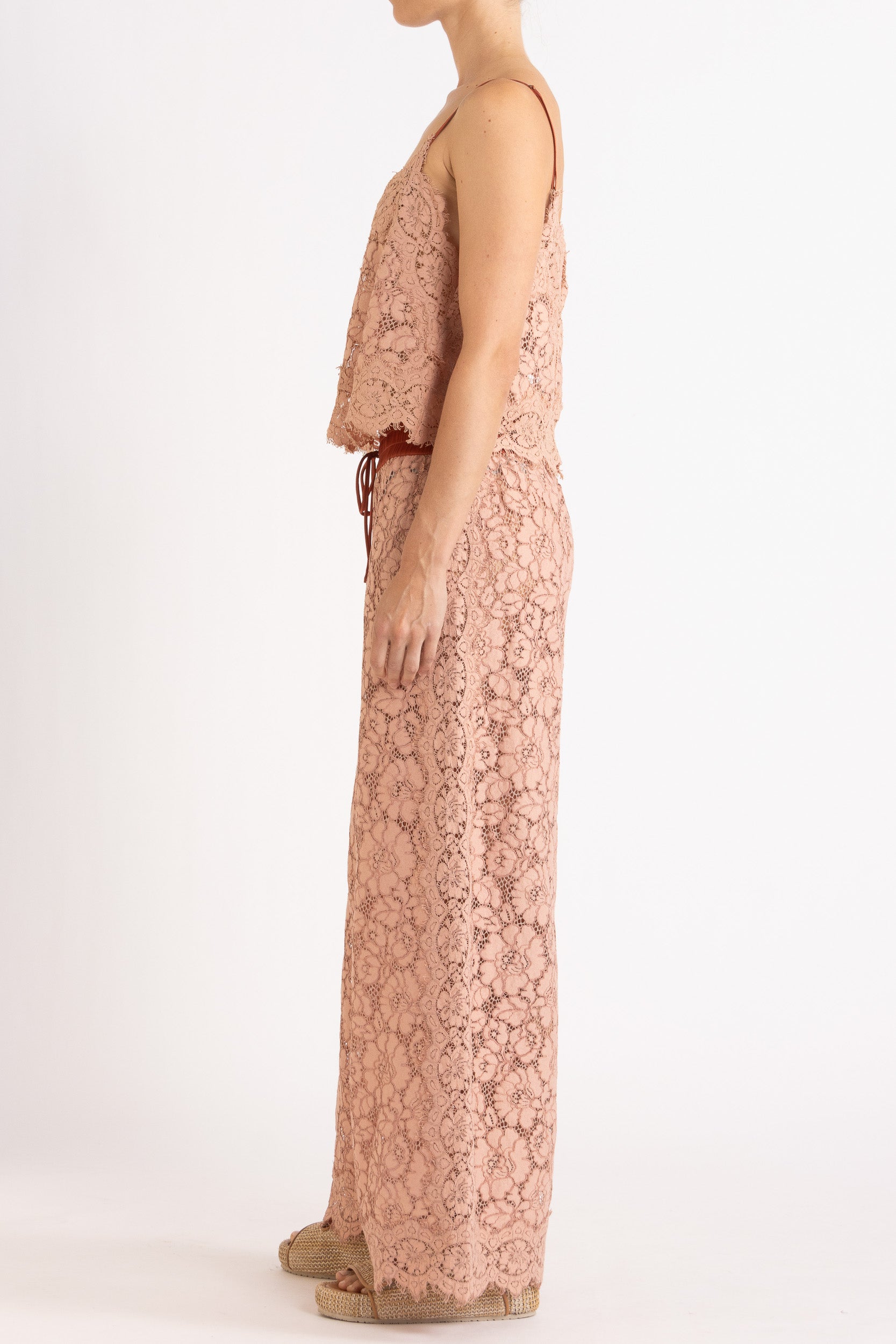 Tilly V Neck Lace Cami