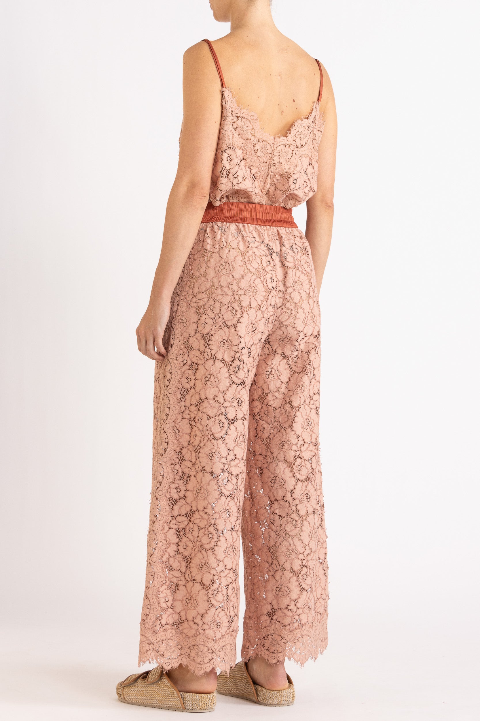 Tilly Wide Leg Lace Pant