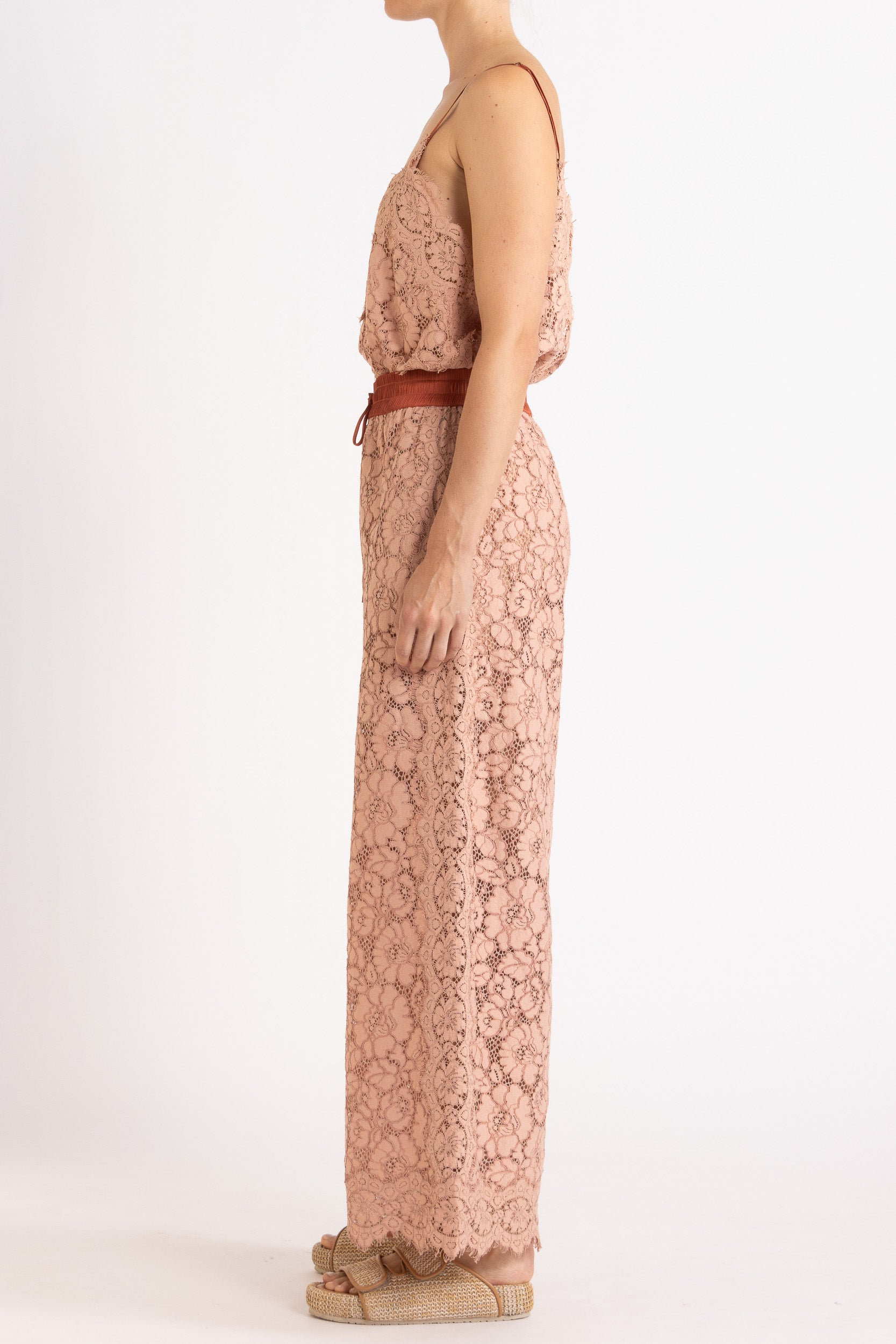 Tilly Wide Leg Lace Pant