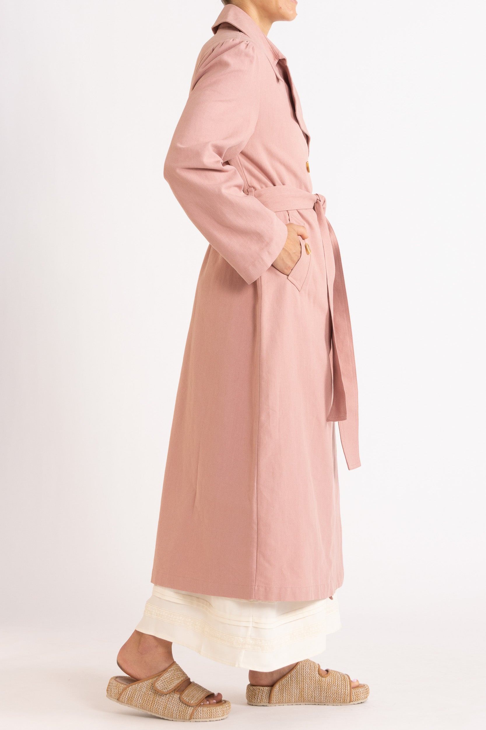 Monika Tencel-Cotton Trench