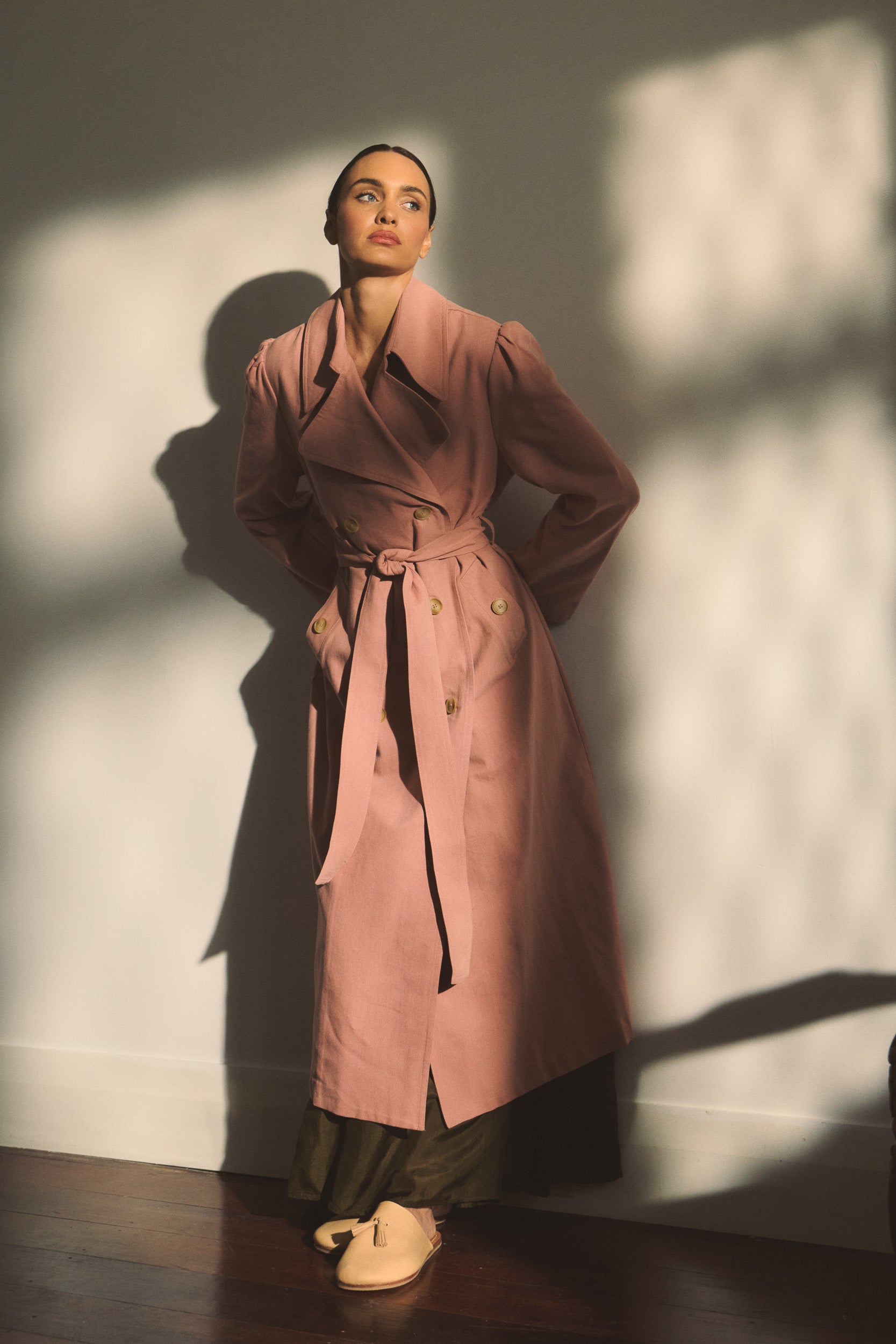 Monika Tencel-Cotton Trench