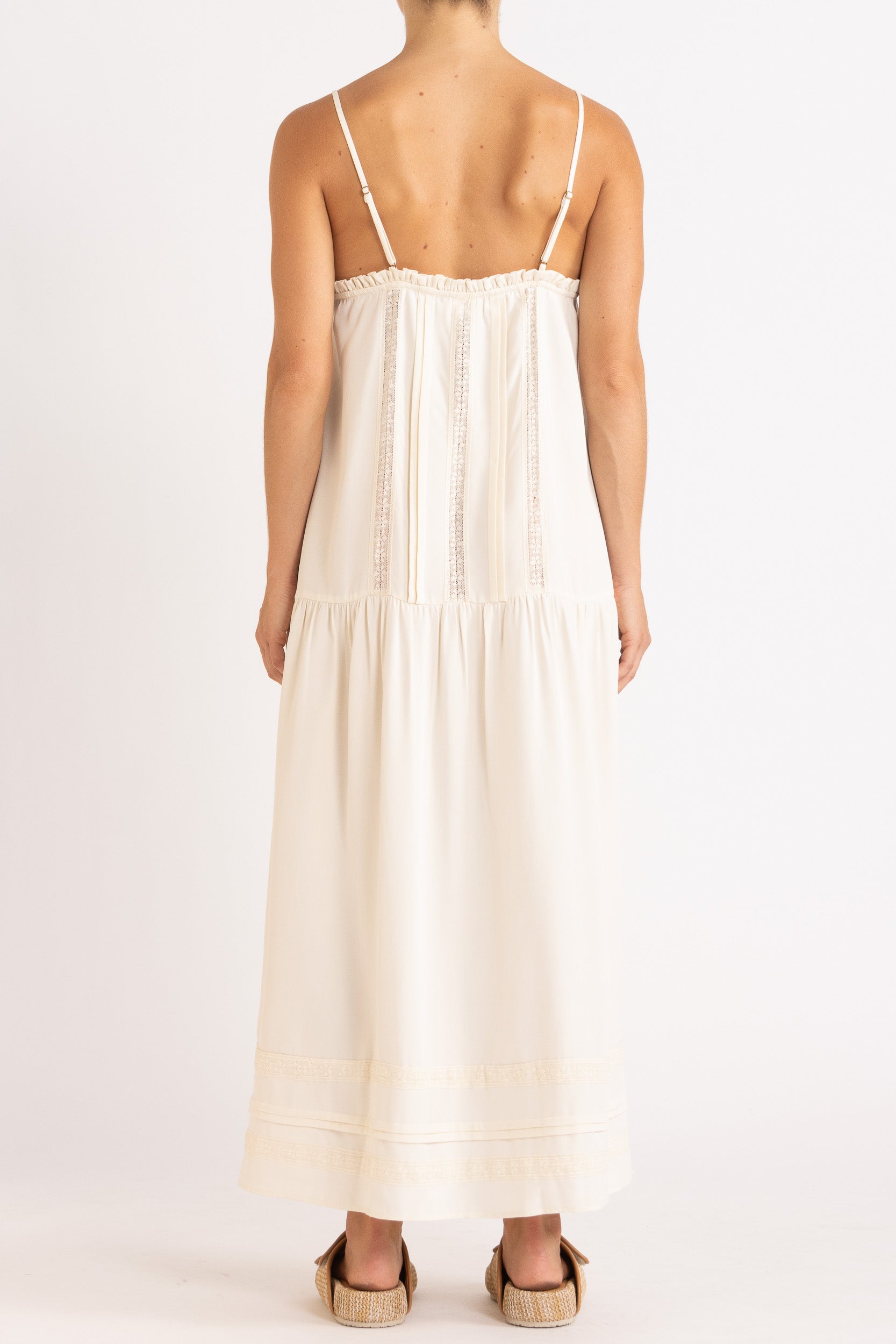 Albrey Silk Crepe Dress