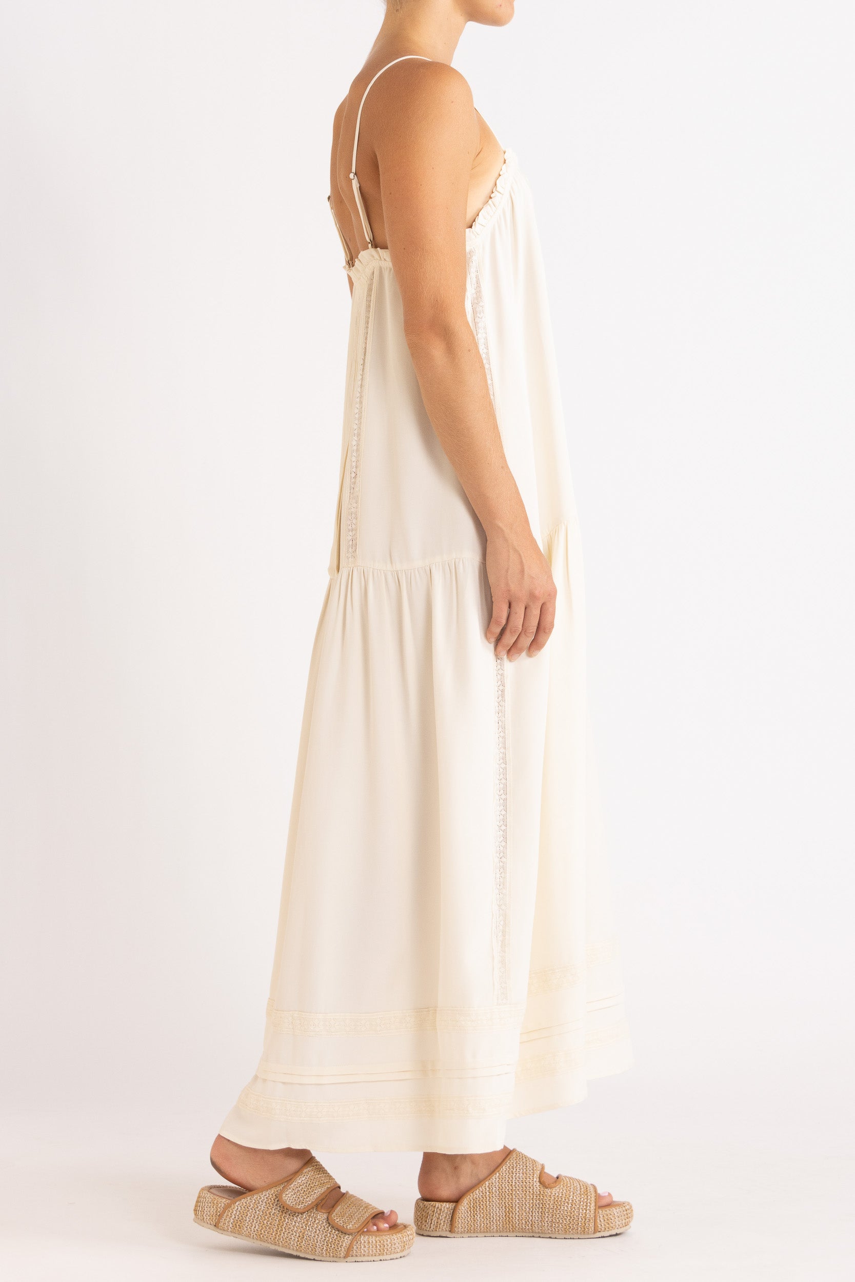Albrey Silk Crepe Dress