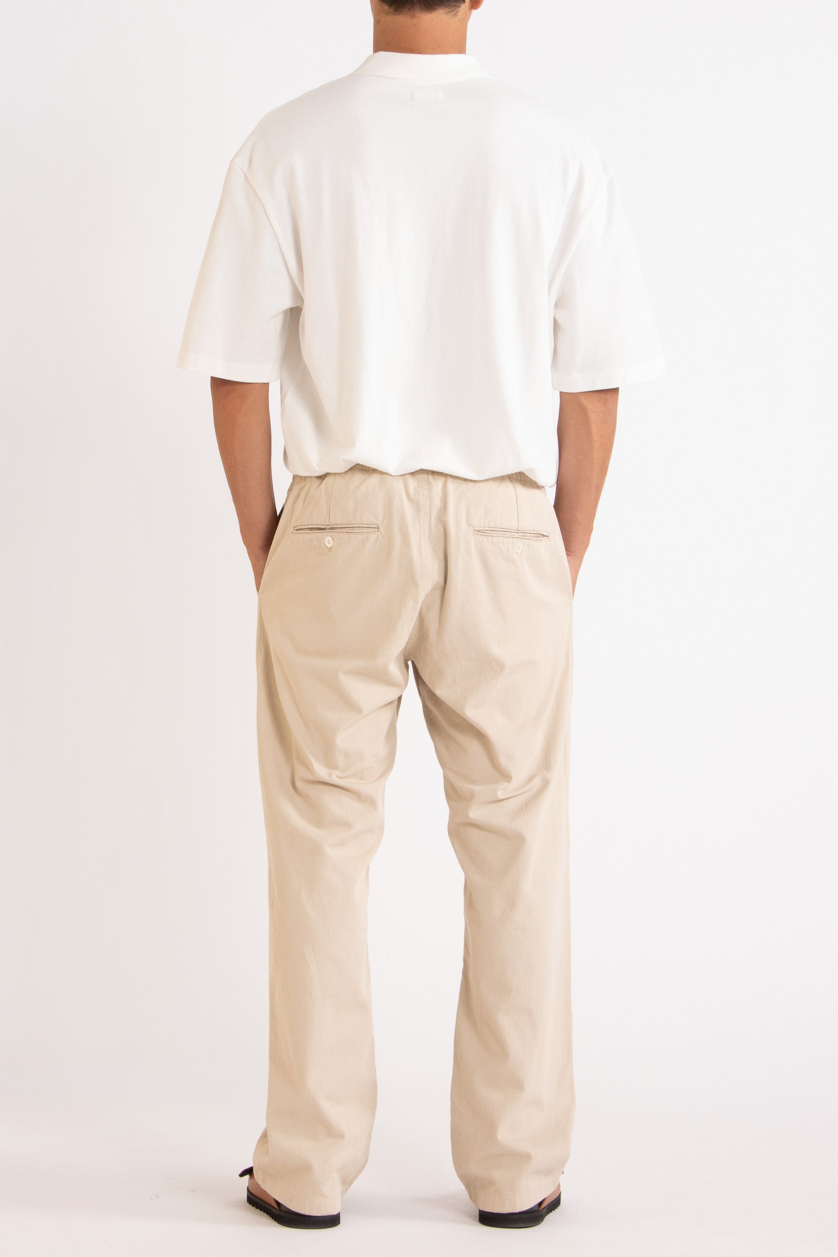 Braxton Cotton Straight Leg Pant