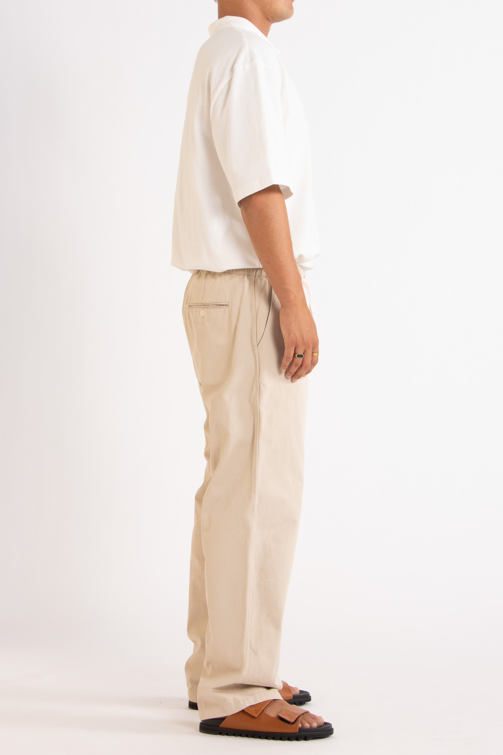 Braxton Cotton Straight Leg Pant