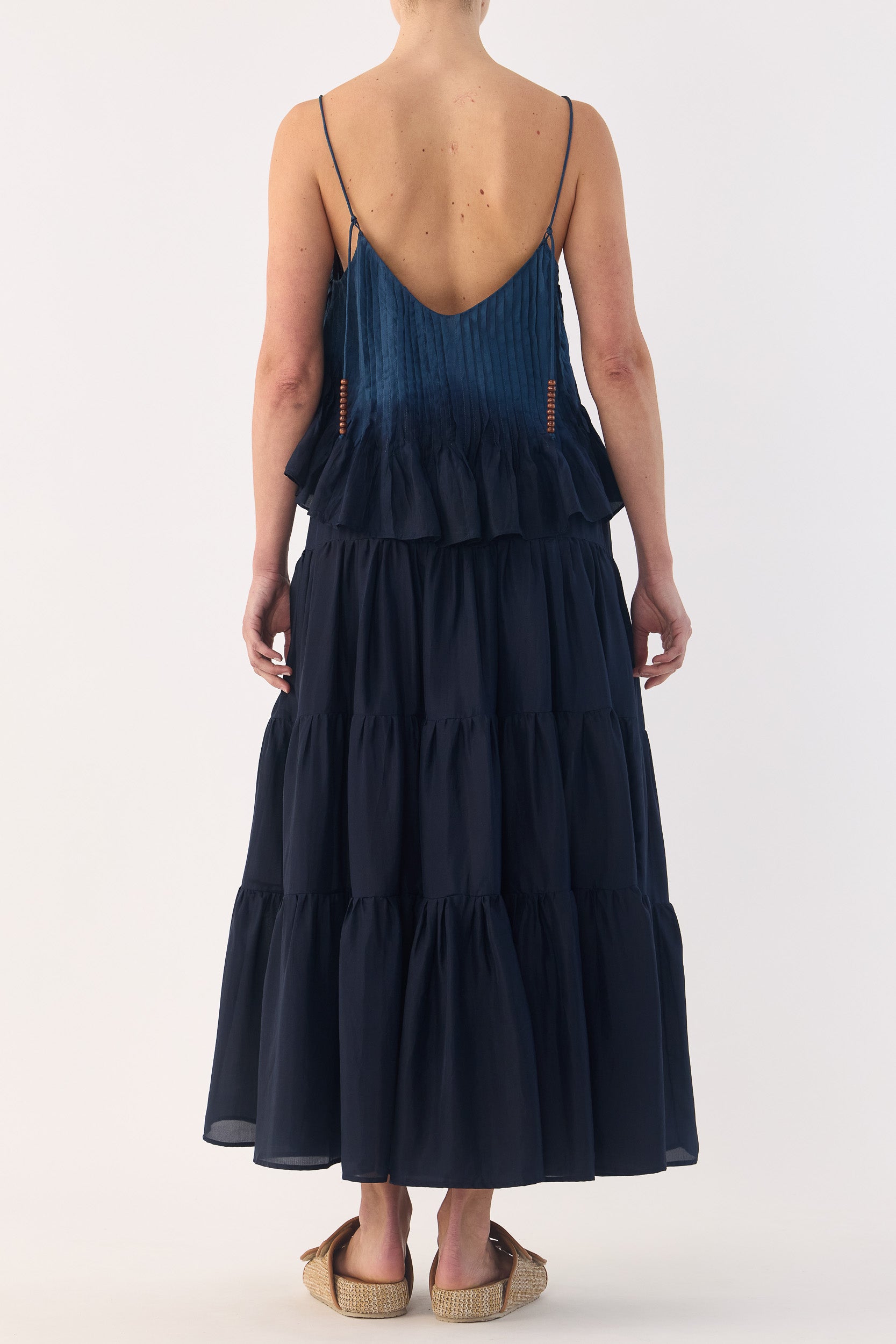 Amal Silk Habotai Skirt