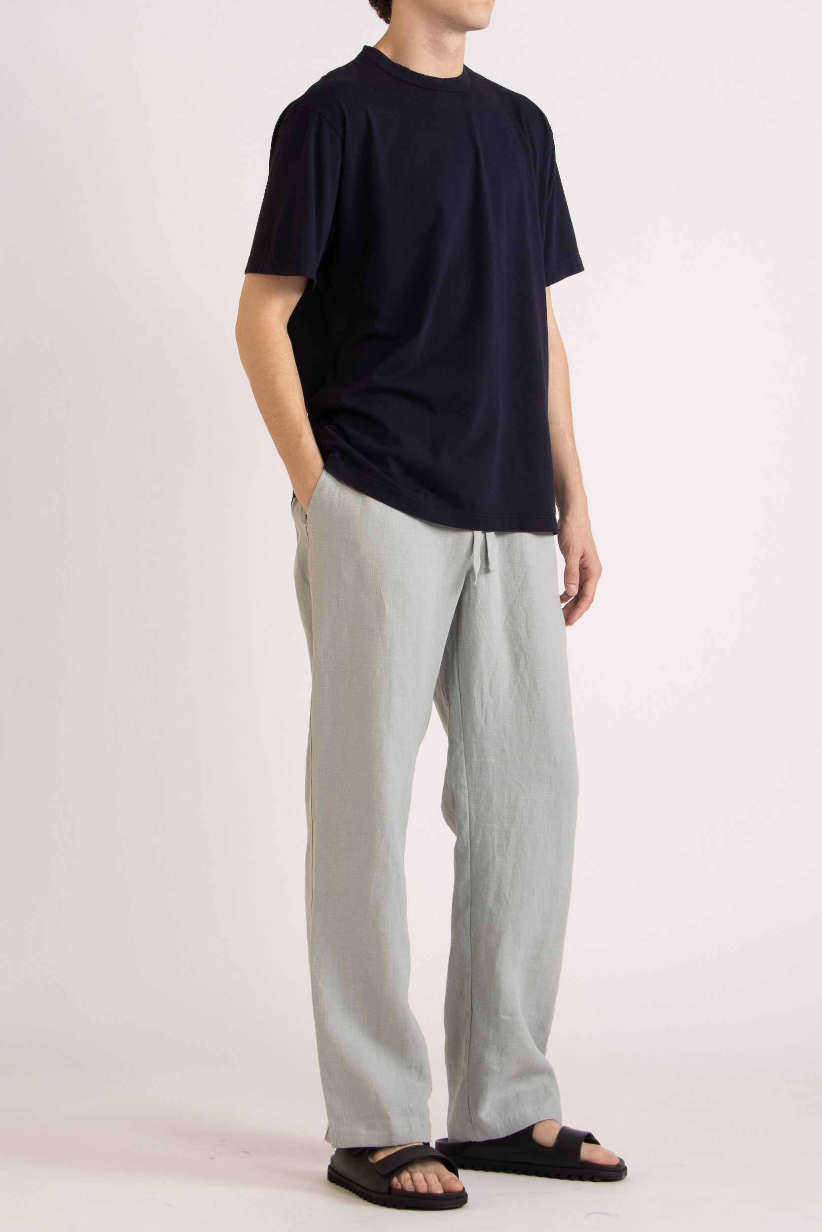 Toby Linen Drawstring Pant