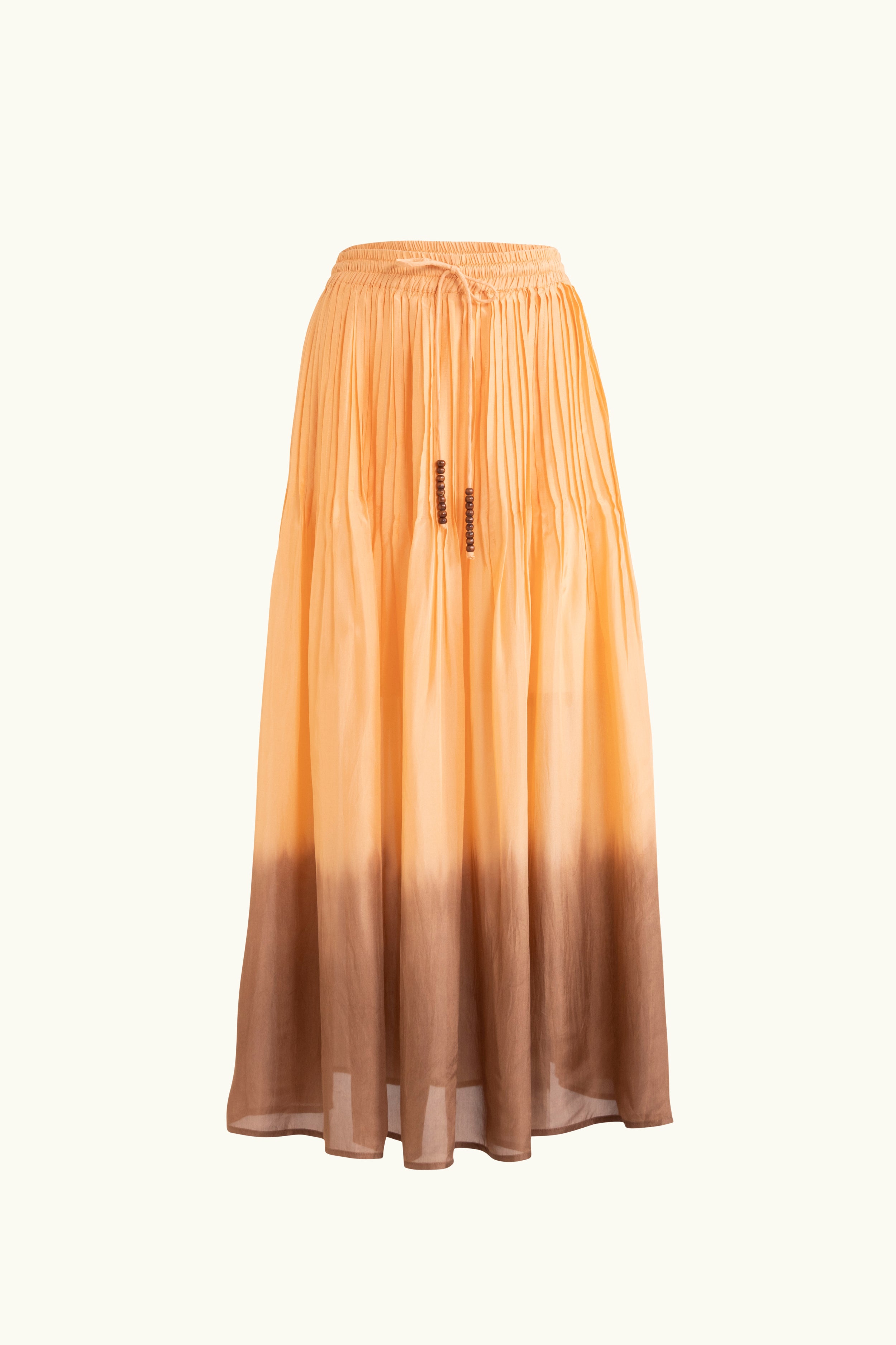 Ottavia Silk Dip-Dye Skirt