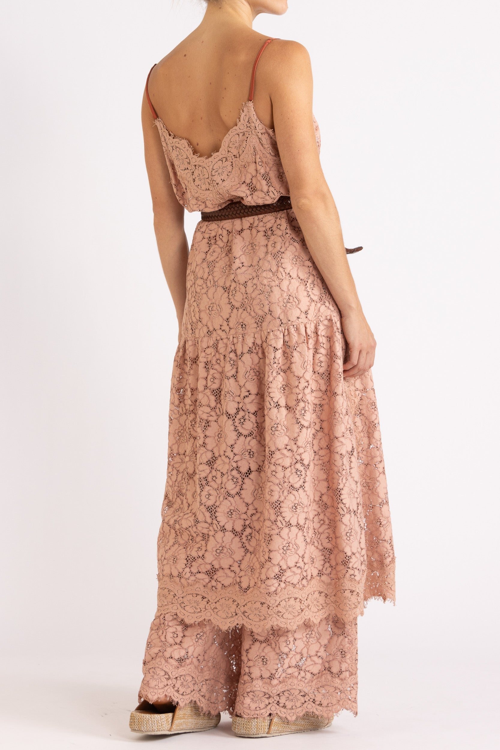 Vermont Plaited Leather Belt