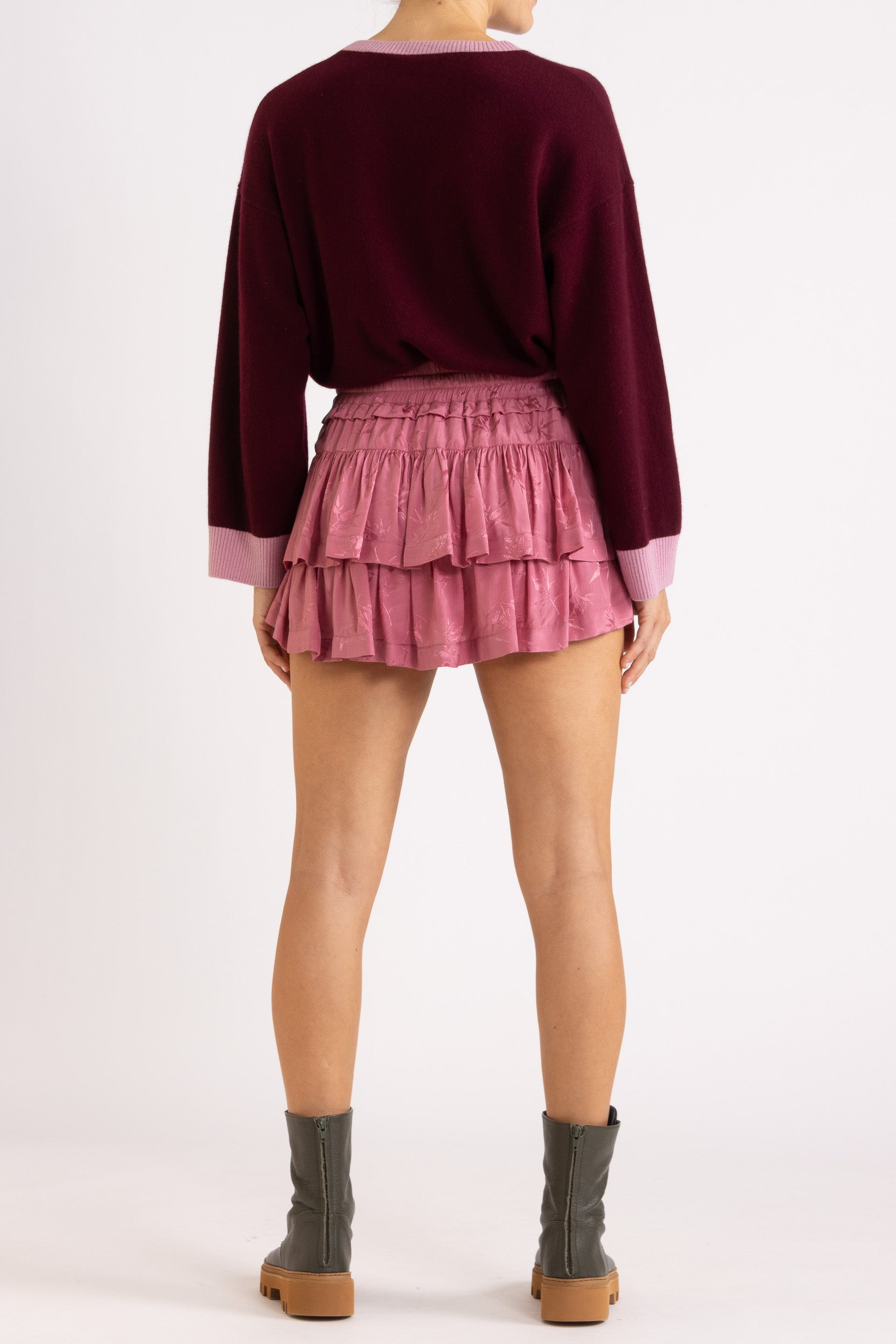 Rue Bamboo Jacquard Frill Short