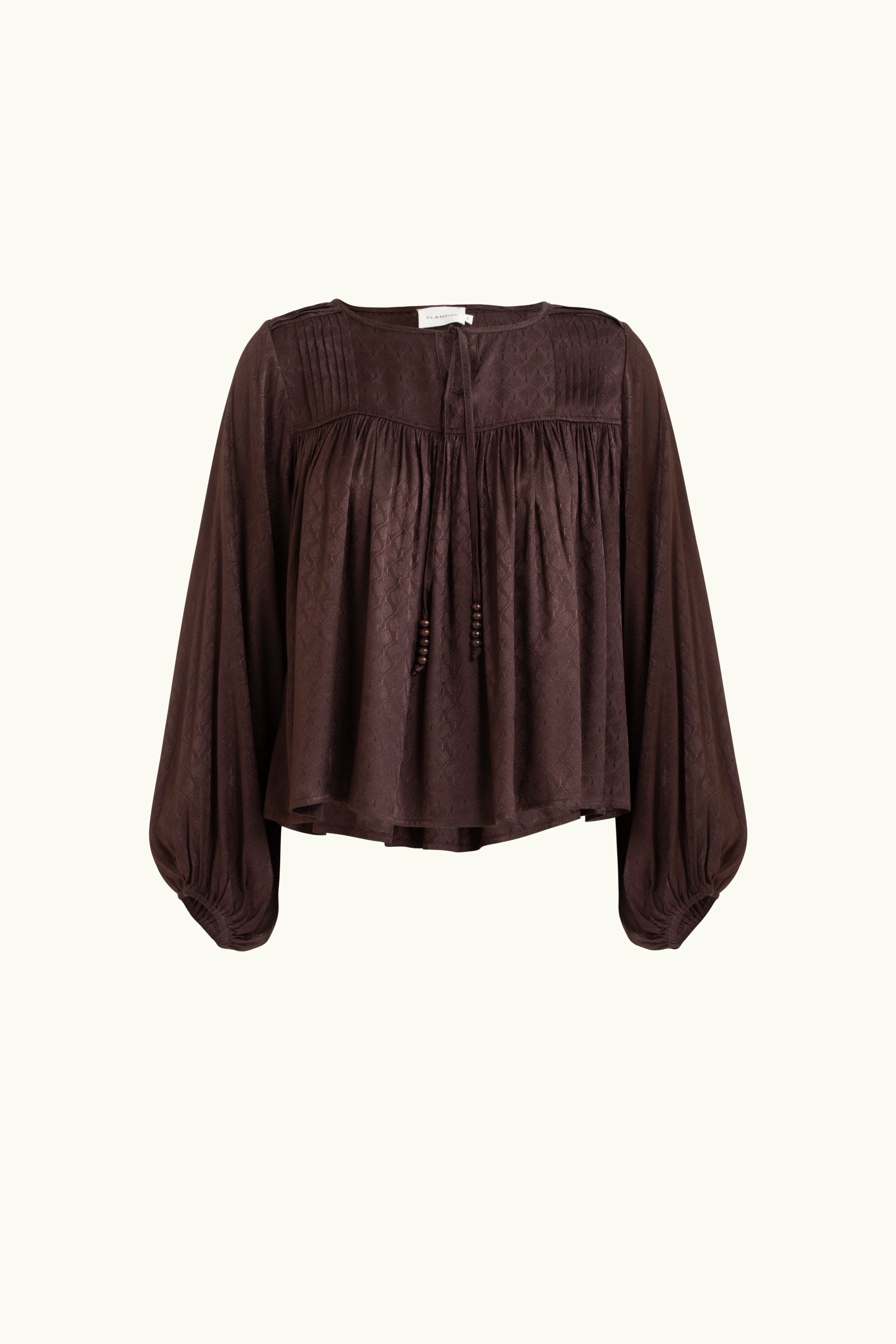 Sierra Jacquard Long Sleeve Top