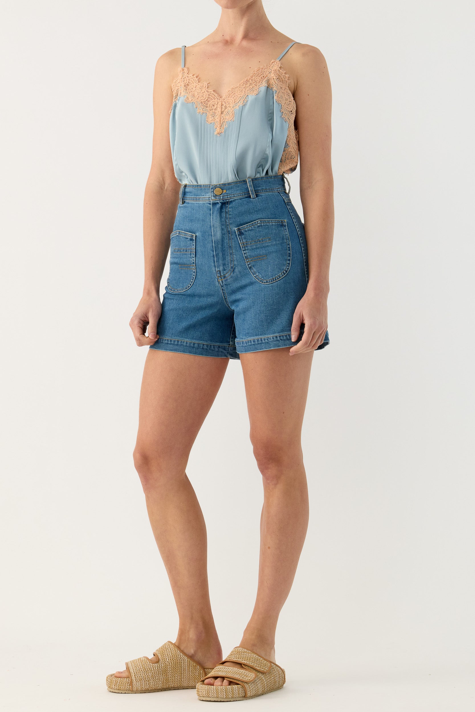 Brodie Silk & Lace Cami