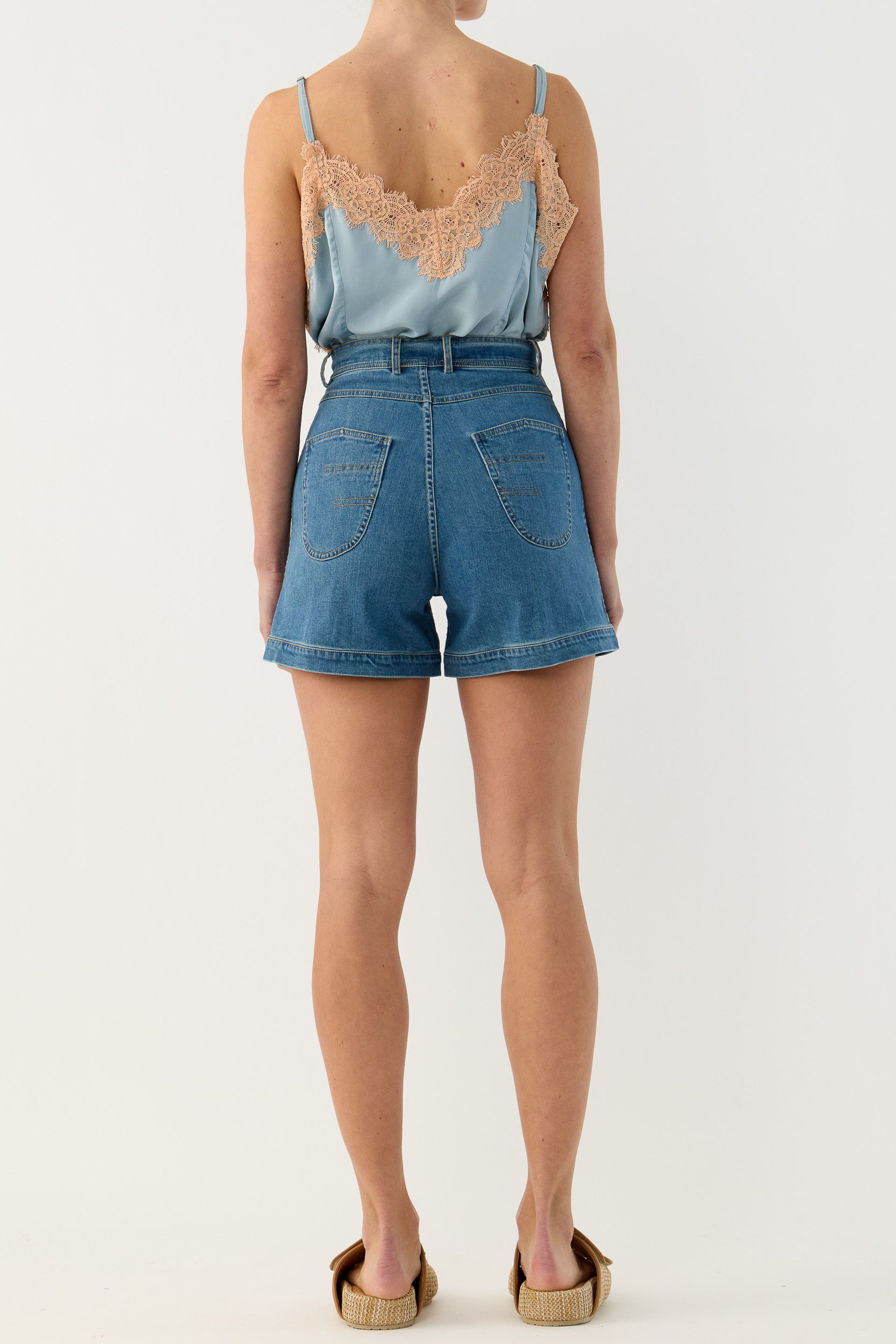 Brodie Silk & Lace Cami